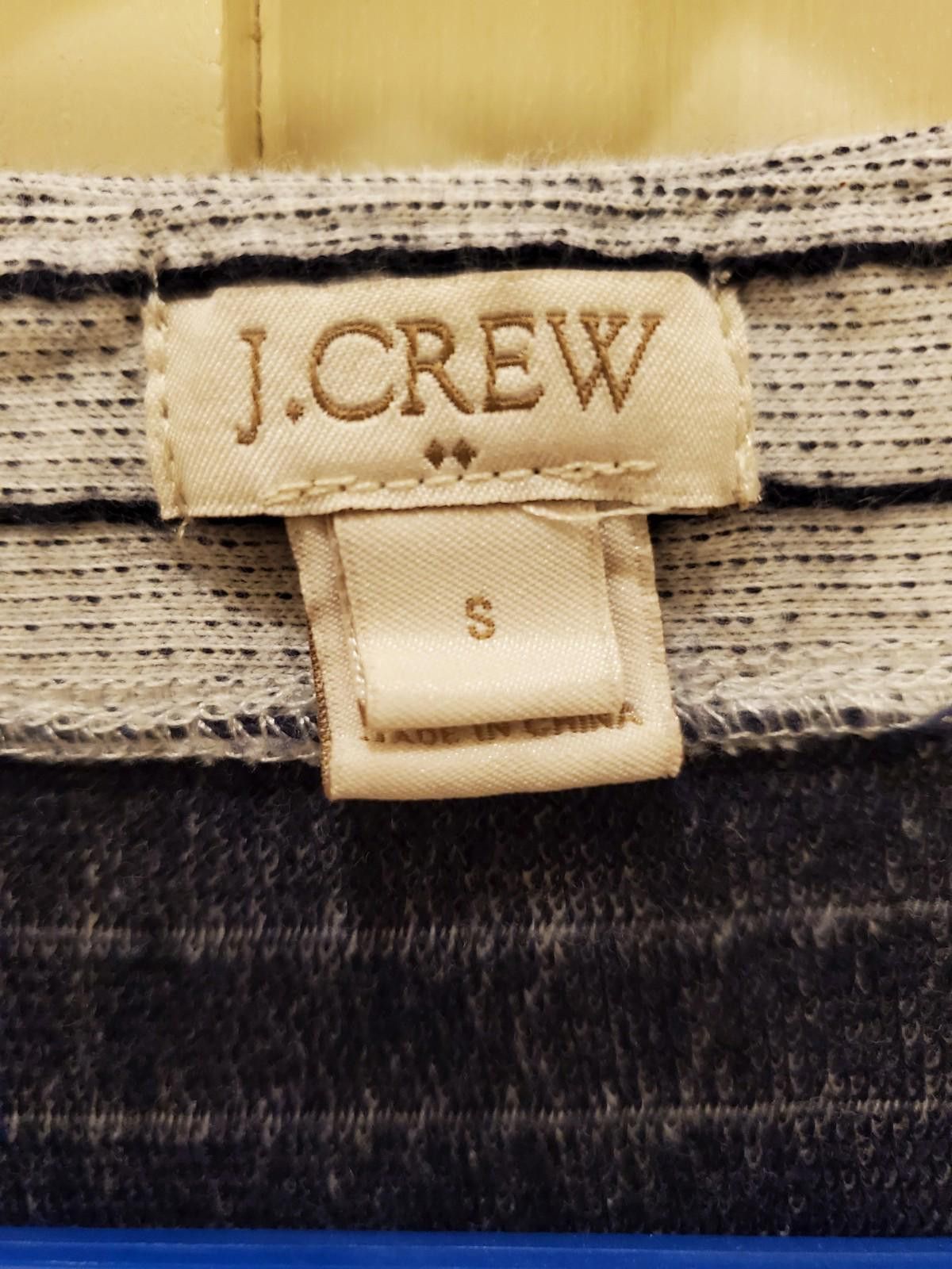 J.Crew J. Crew Gray Navy Blue Striped Knit TankTop Small Size S / US 4 / IT 40 - 3 Thumbnail