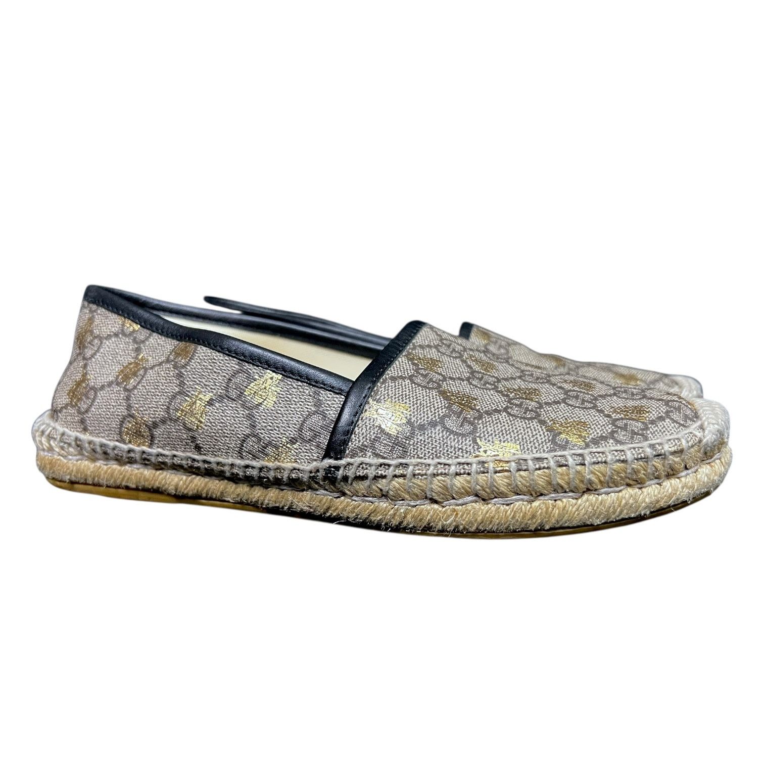 Gucci Gucci Supreme Gold Bees Flats Espadrilles EU 37 US W6.5 Size US 6.5 / IT 36.5 - 5 Thumbnail