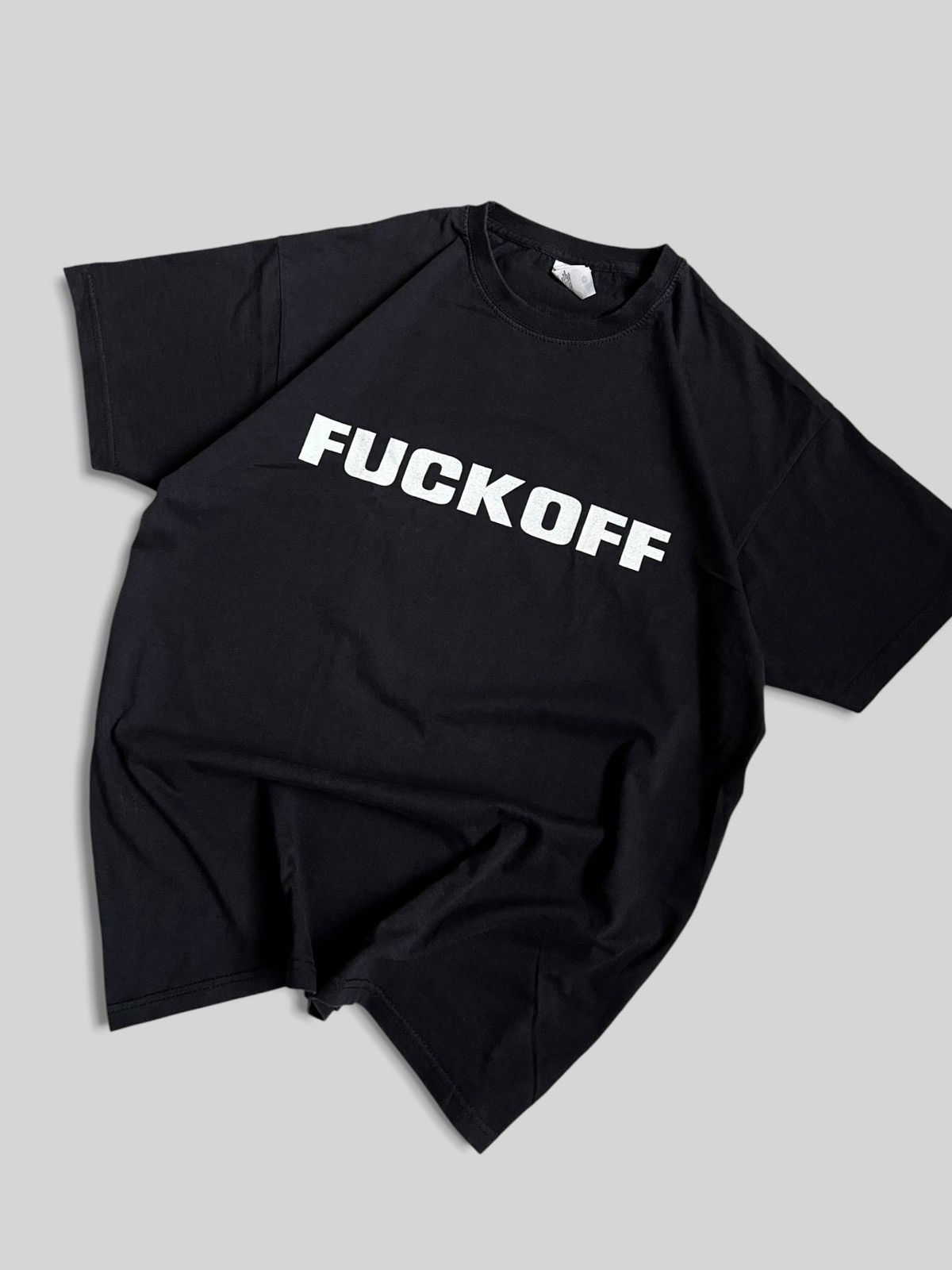 Vintage Y2k Vintage tee Skull print 'FvCK OFF' mastermind punk style Size US M / EU 48-50 / 2 - 4 Thumbnail