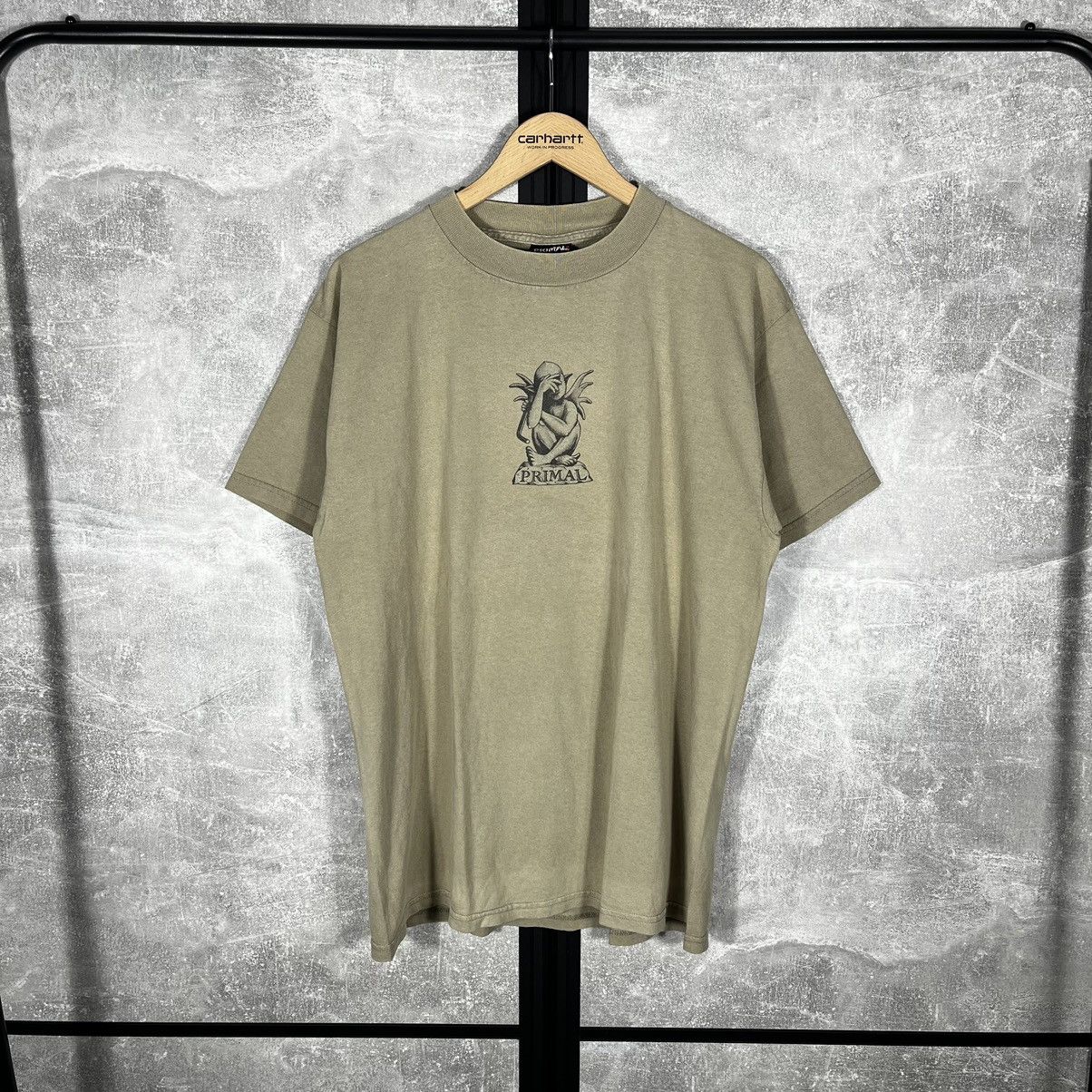Vintage 90s Vintage Primal Wear Cycle Bike Crazy T-Shirt Tee Rare Size US L / EU 52-54 / 3 - 2 Thumbnail