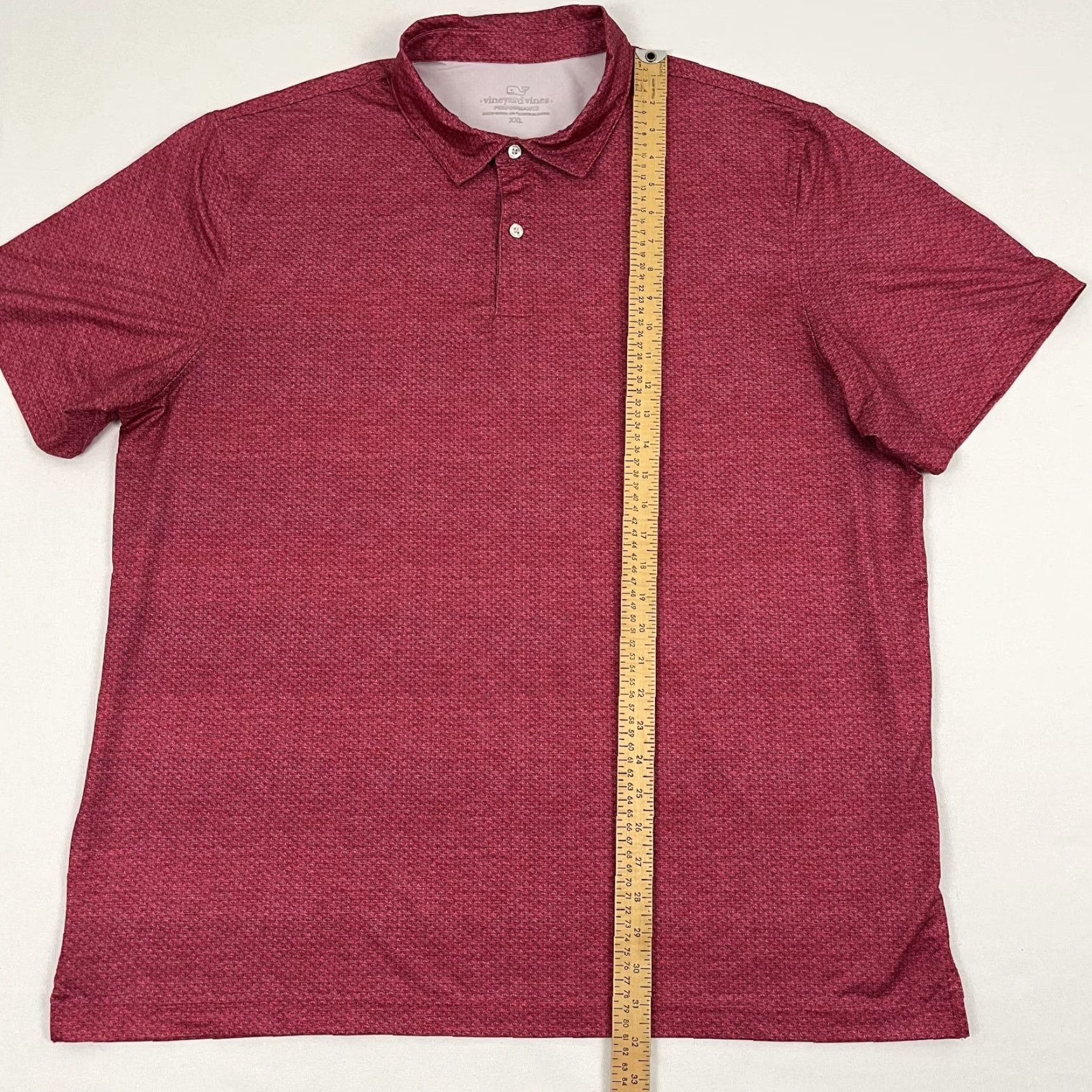 Vineyard Vines Vineyard Vines Polo Shirt Mens 2XL Red Whale Print Preppy Active Golf Work Shirt Size US XXL / EU 58 / 5 - 5 Thumbnail