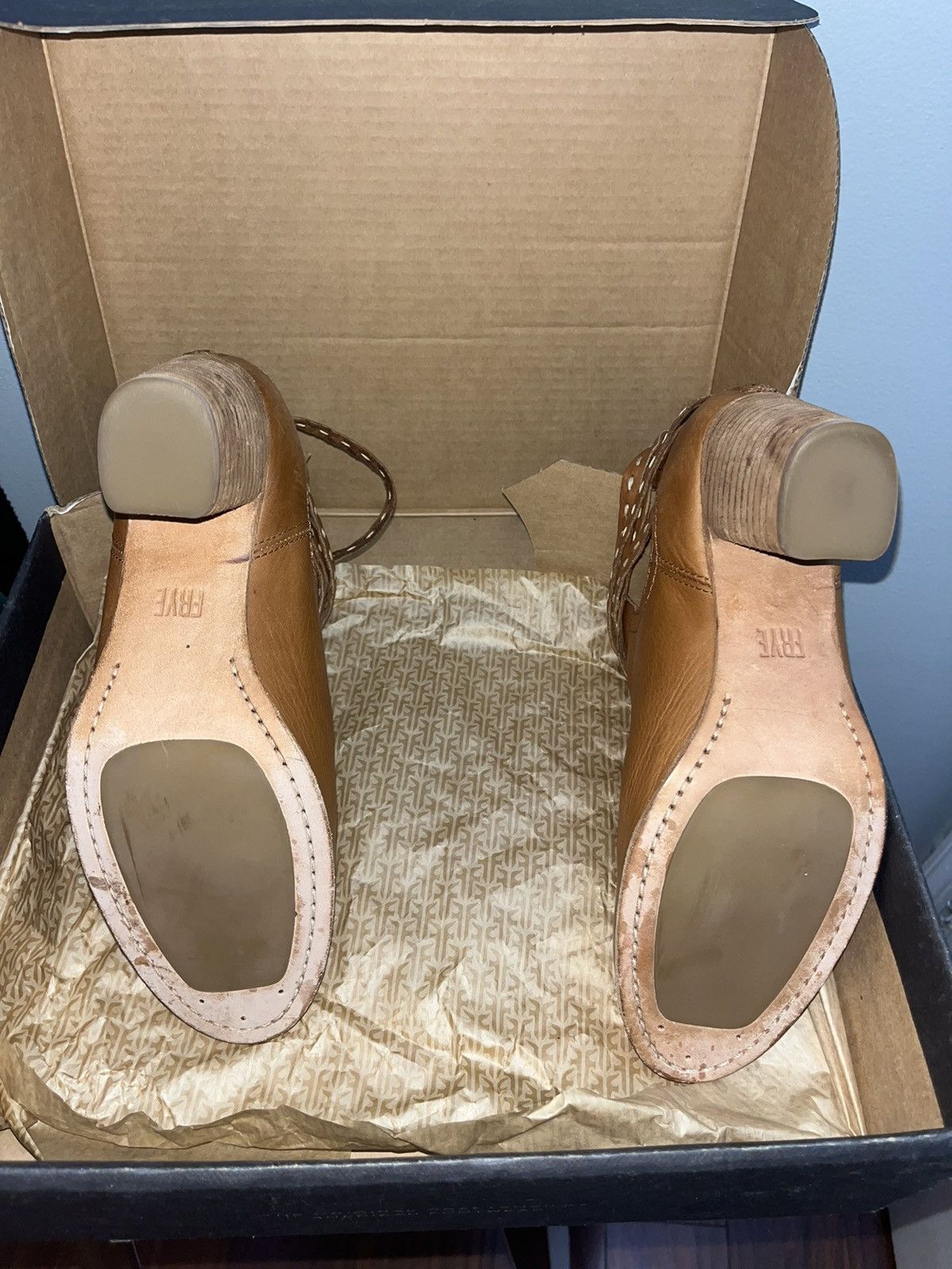 Frye Womens Naomi Pickstitch Shootie Ankle Booties Size US 9.5 / IT 39.5 - 7 Thumbnail