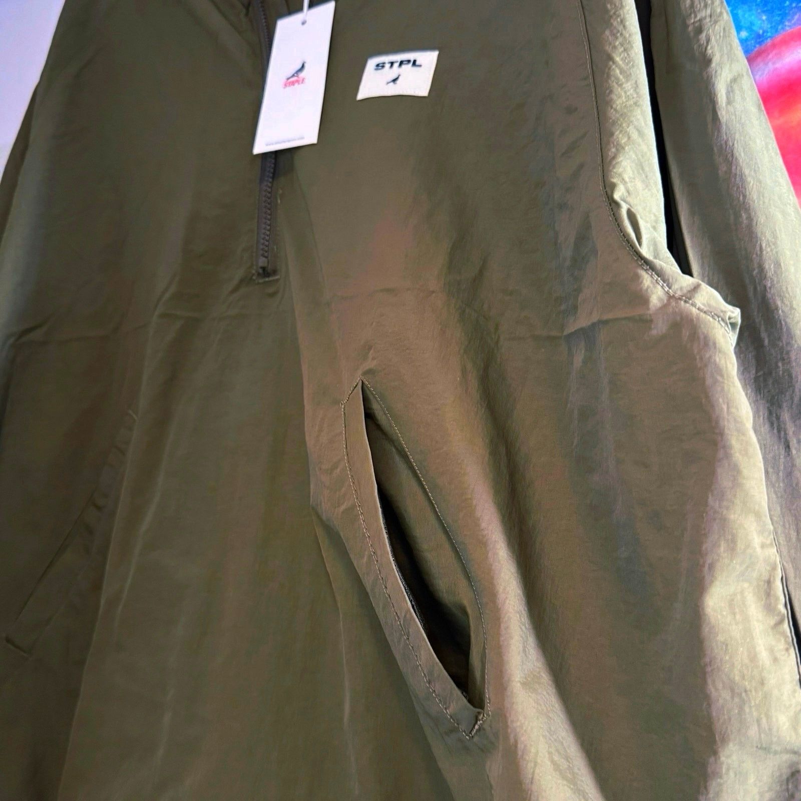 Staple •NWT• Staple Pigeon Jacket Windbreaker Jacket in Olive • XL Size US XL / EU 56 / 4 - 9 Thumbnail