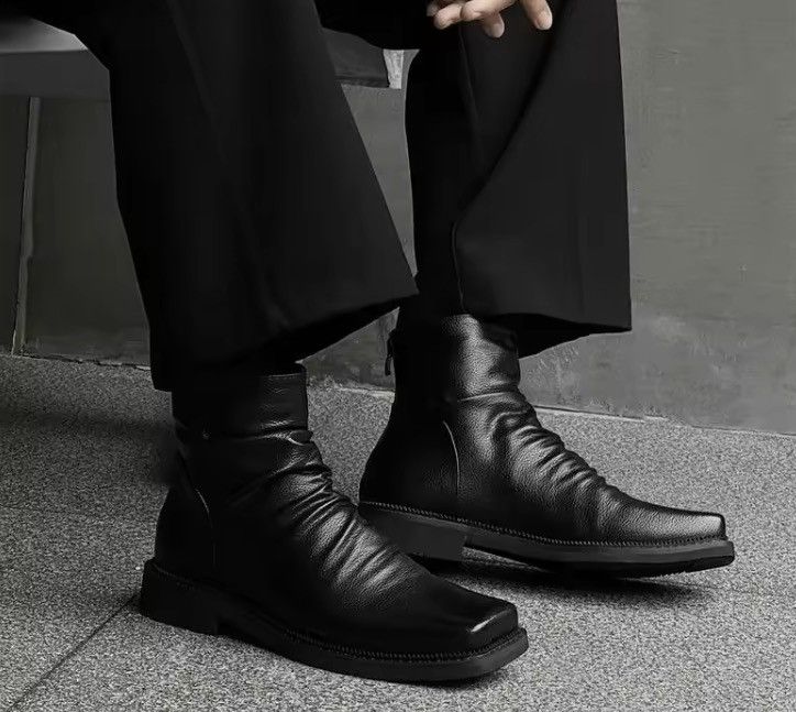 Japanese Brand Crop Ankle Leather Shoe Size US 9 / EU 42 - 1 Thumbnail