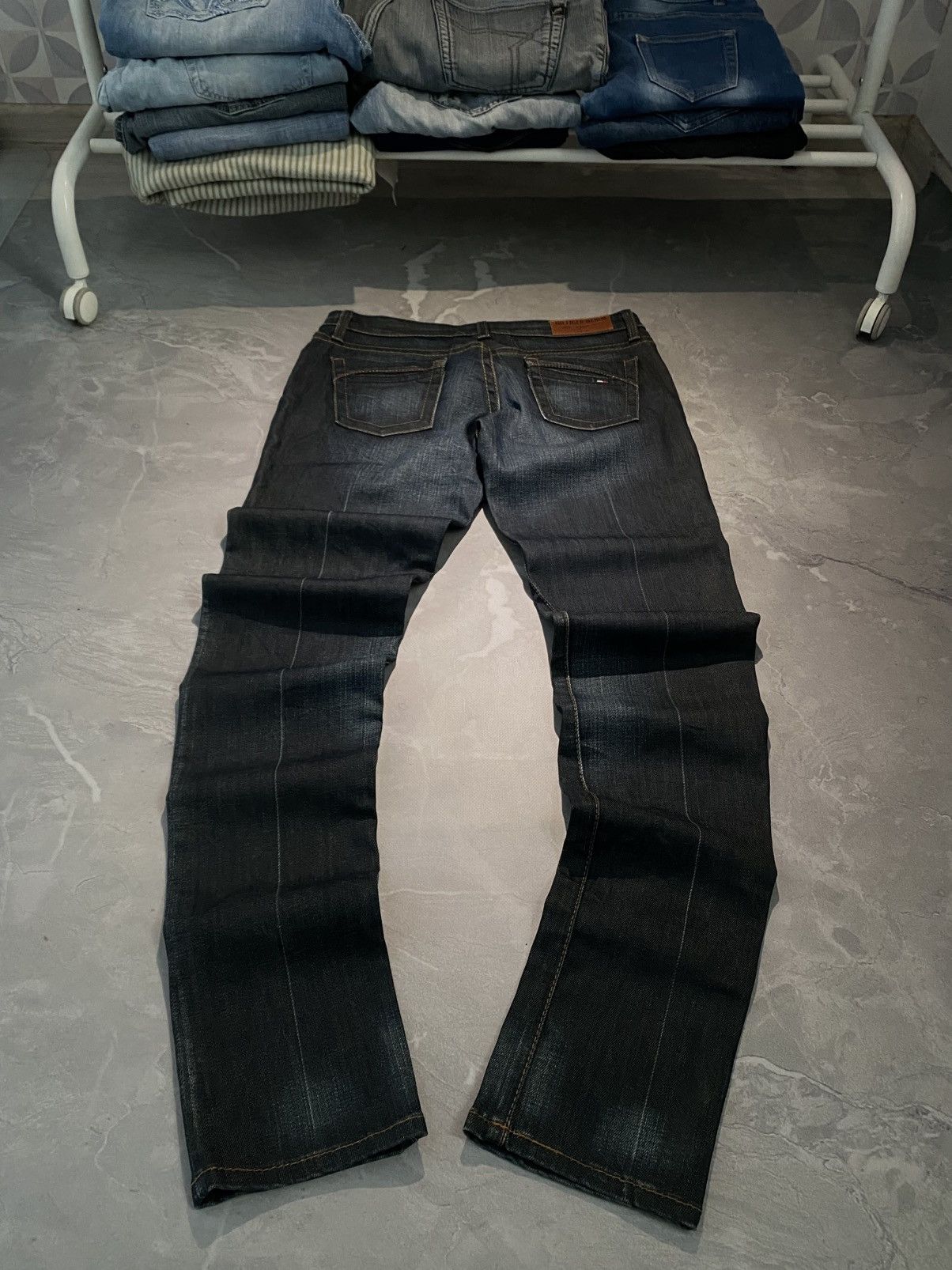 Rare Archive Washed Faded Slim Darkwear / Number Nine Style