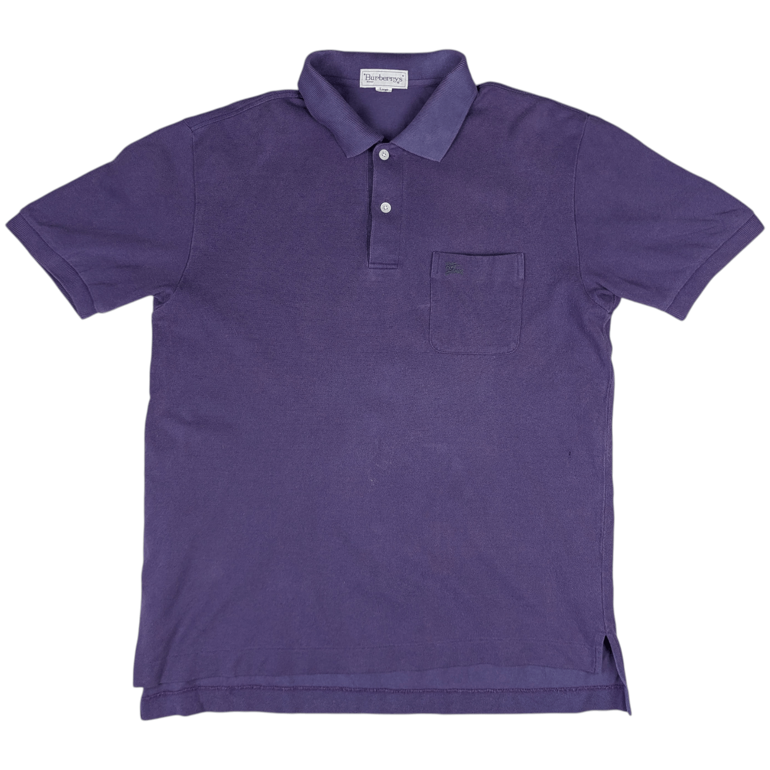 Burberry Vintage 90's BURBERRYS British Football Hoologan Polo Shirt Size US M / EU 48-50 / 2 - 3 Thumbnail