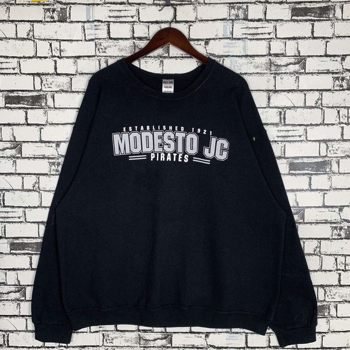 Vintage Modesto Junior College Sport Teams MCJ Pirates Sweatshirt Size US XL / EU 56 / 4 - 1 Thumbnail