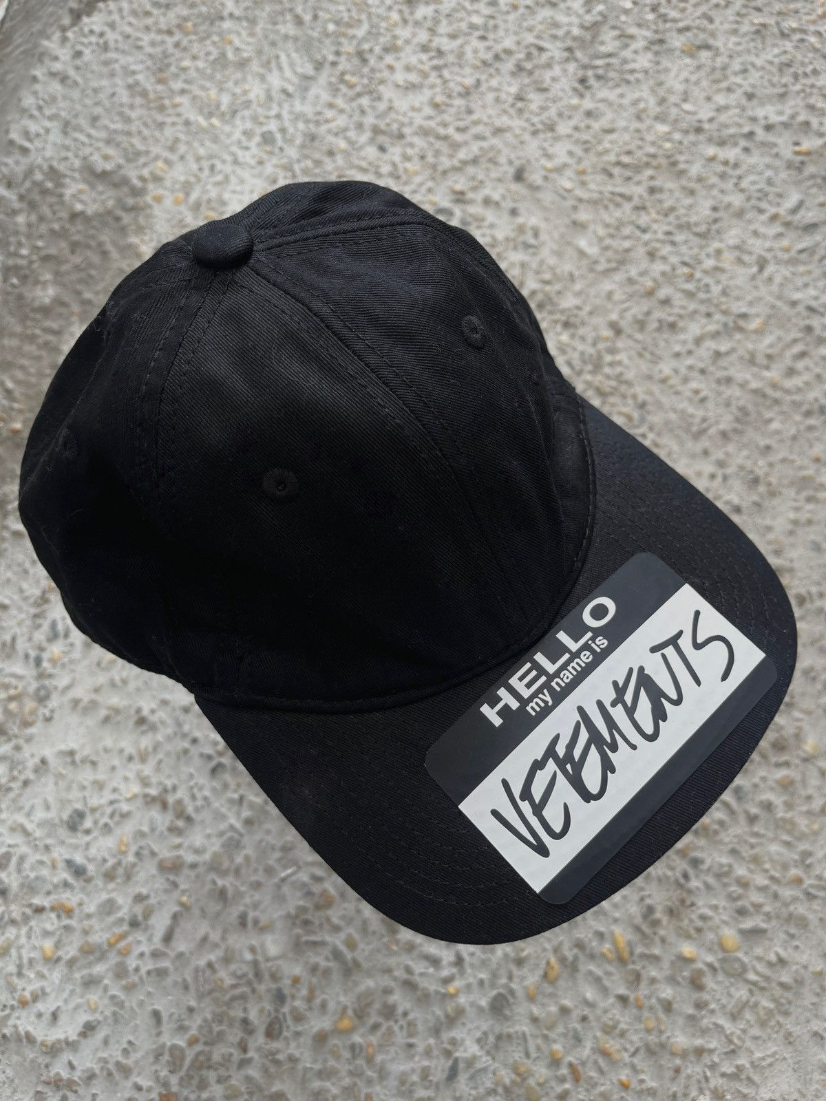 Vetements Black Out Hello My Name Is Size ONE SIZE - 3 Thumbnail