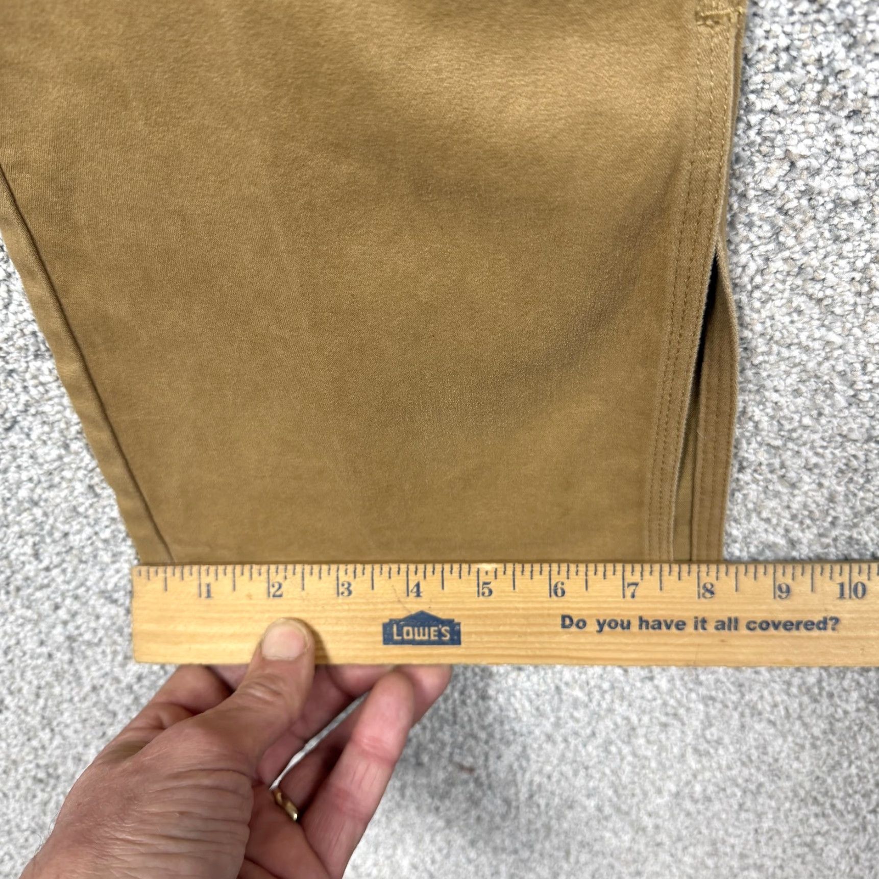Vintage VINTAGE Calvin Klein Jeans Pants 4 31x30.5 Tan Khaki Slim Bootcut Zip Pockets Office Size 27" / US 4 / IT 40 - 3 Thumbnail