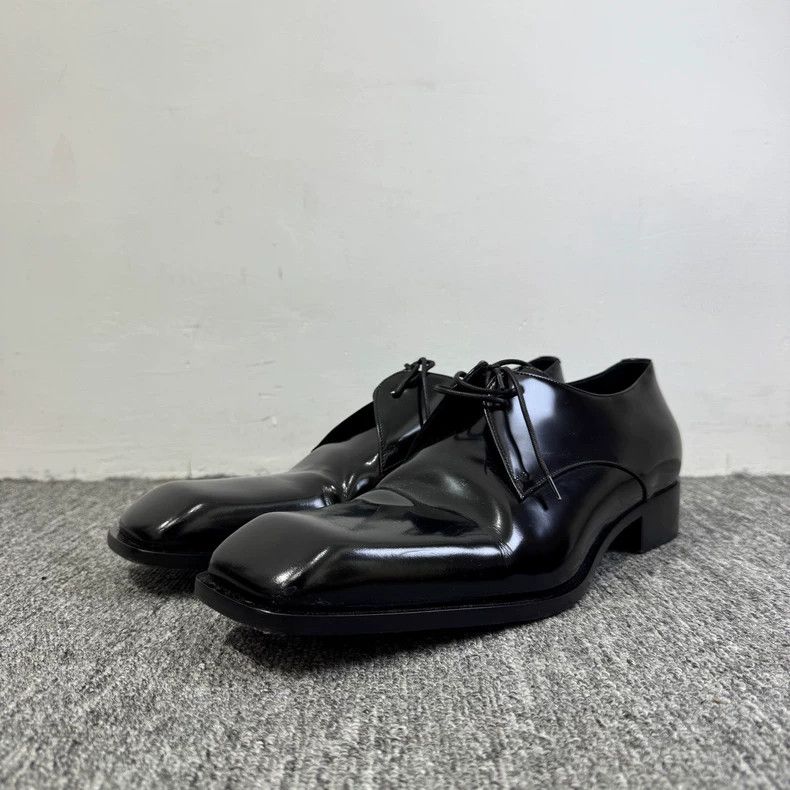 Saint Laurent Paris Saint Laurent Paris Cowhide square toe shoes Size US 10 / EU 43 - 1 Thumbnail