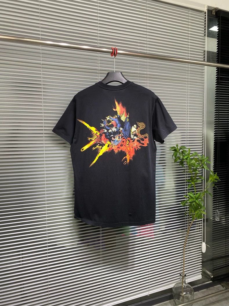 Givenchy Givenchy Short Sleeve T-Shirt Skull Angel Flames 2506-Nexta Size US S / EU 44-46 / 1 - 1 Thumbnail