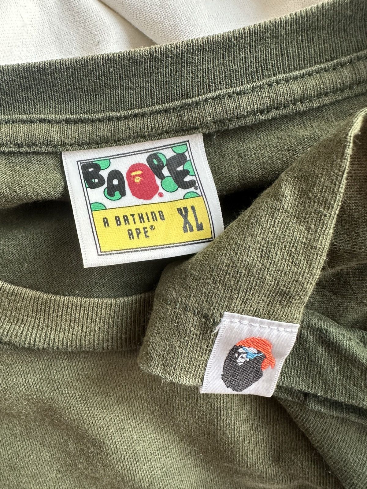 Bape A Bathing Ape Bape Pirates Streetwear Japan Olive Green Size US L / EU 52-54 / 3 - 2 Thumbnail
