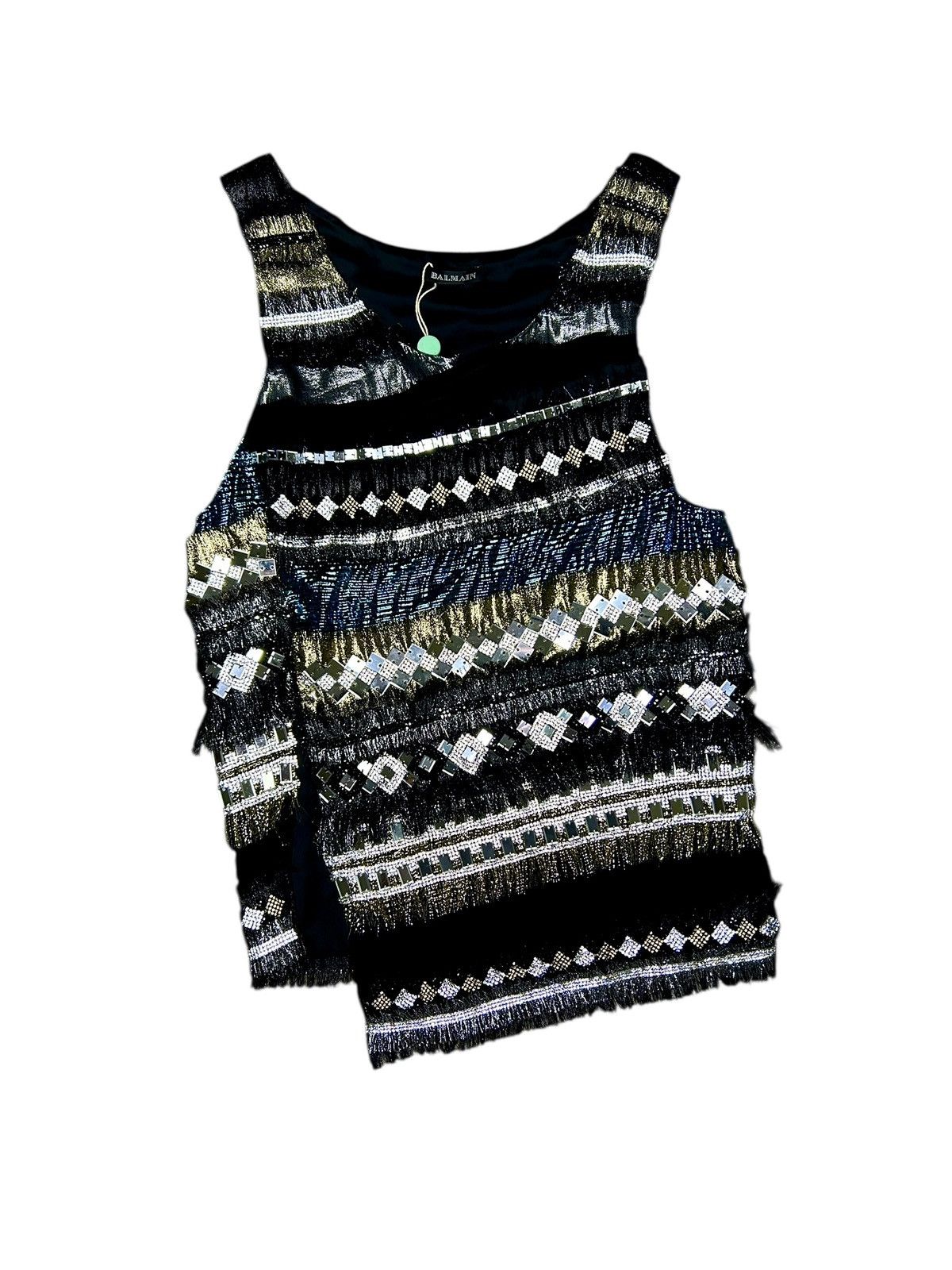 Balmain F/W 11 Swarovski Embellished Top Size S / US 4 / IT 40 - 3 Thumbnail