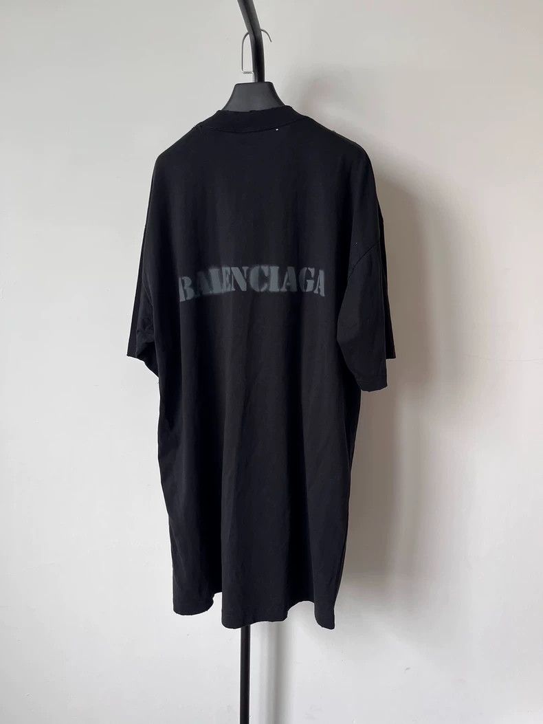 Balenciaga Balenciaga Letter Print Crew Neck Pullover Short Sleeve T- Size US S / EU 44-46 / 1 - 2 Thumbnail