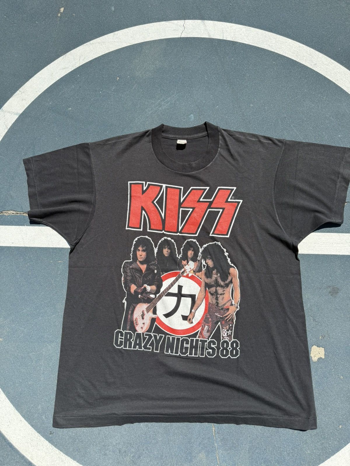 Vintage Vintage 1988 KISS Crazy Nights World Tour Size US XL / EU 56 / 4 - 3 Thumbnail