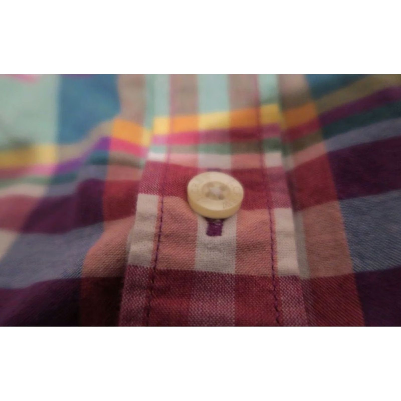 J.Crew J.Crew Summer Plaid Flannel Button Shirt XL Mens Pink Green Yellow Multicolor Slim Fit Button-Up Size US XL / EU 56 / 4 - 3 Thumbnail