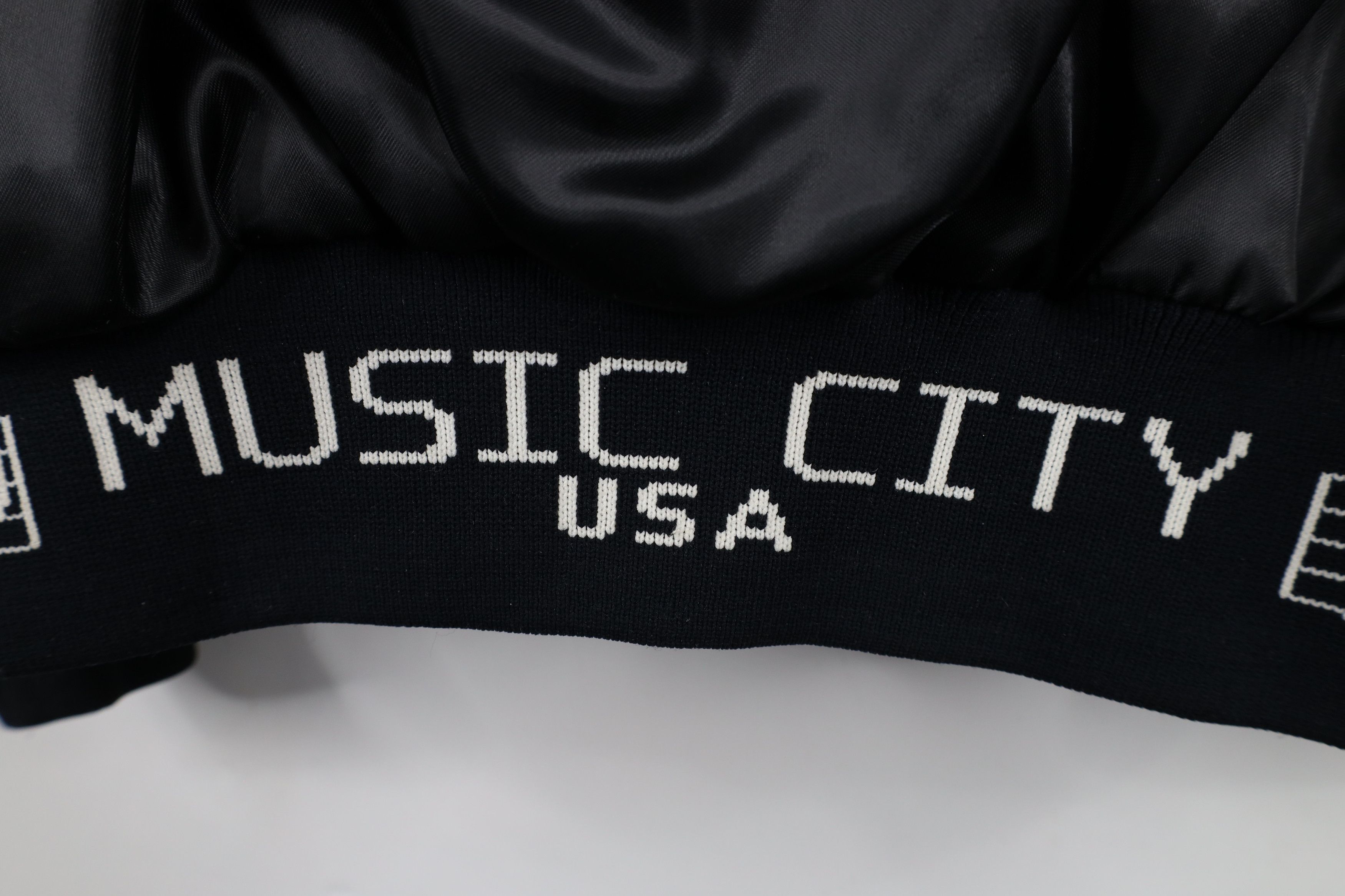 Vintage Vintage 80s 90s Nashville Satin Bomber Jacket Black USA Size US XXL / EU 58 / 5 - 12 Thumbnail