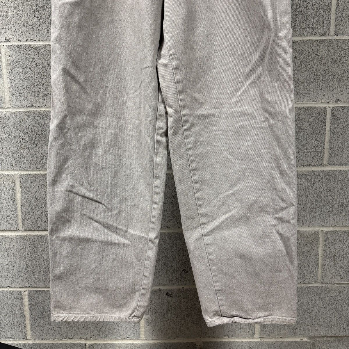 Vintage 90s Guess Baggy Wide Leg Grey Jeans Skater ERD Grunge USA Size US 32 / EU 48 - 6 Thumbnail