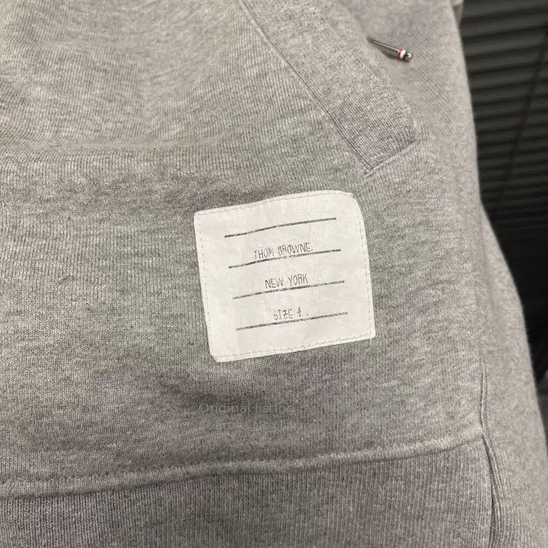 Thom Browne Thom Browne Gray Hooded Sweatshirt Size US XL / EU 56 / 4 - 4 Thumbnail
