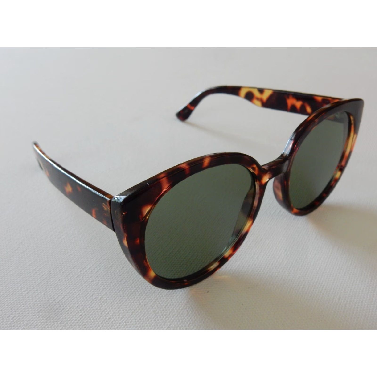 J.Crew VINTAGE J.CREW Sunglasses Women Brown Small Scratch Resistant Accessories Size ONE SIZE - 3 Thumbnail