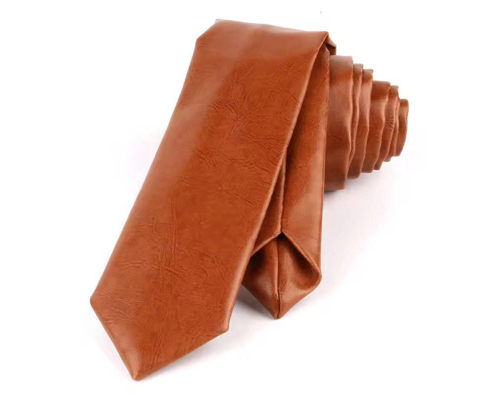 Japanese Brand × Other Casual Pu Leather Solid Suit Tie Size ONE SIZE - 3 Thumbnail