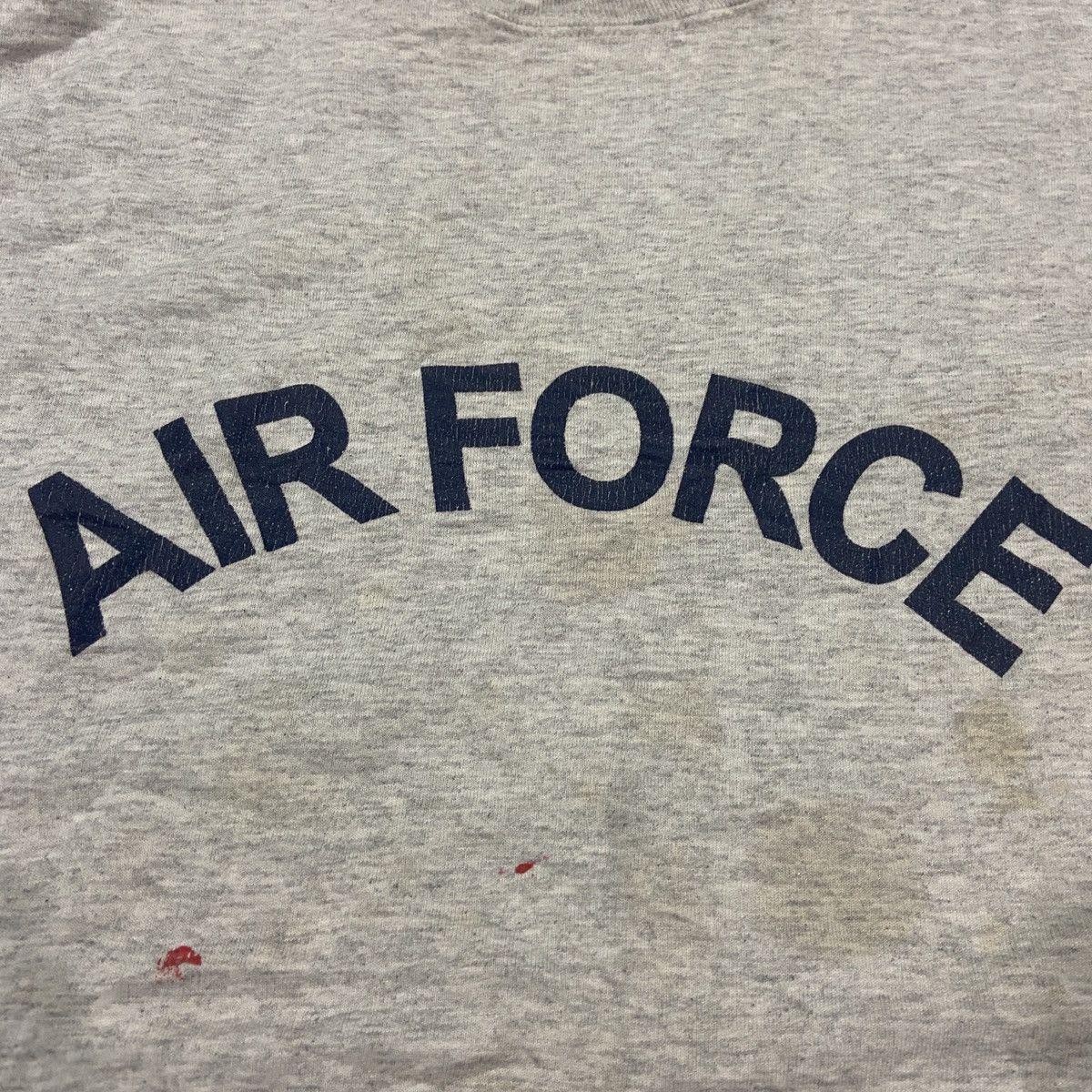 Vintage Vintage 80s Air Force Distressed Sweatshirt Size US XXL / EU 58 / 5 - 2 Thumbnail
