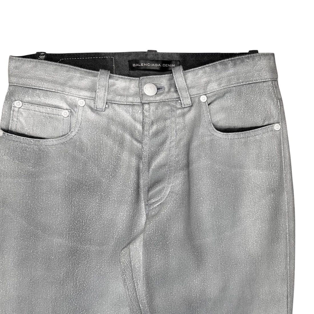 Balenciaga Balenciaga Waxed Paint Jeans - SS08 Size US 27 - 4 Thumbnail