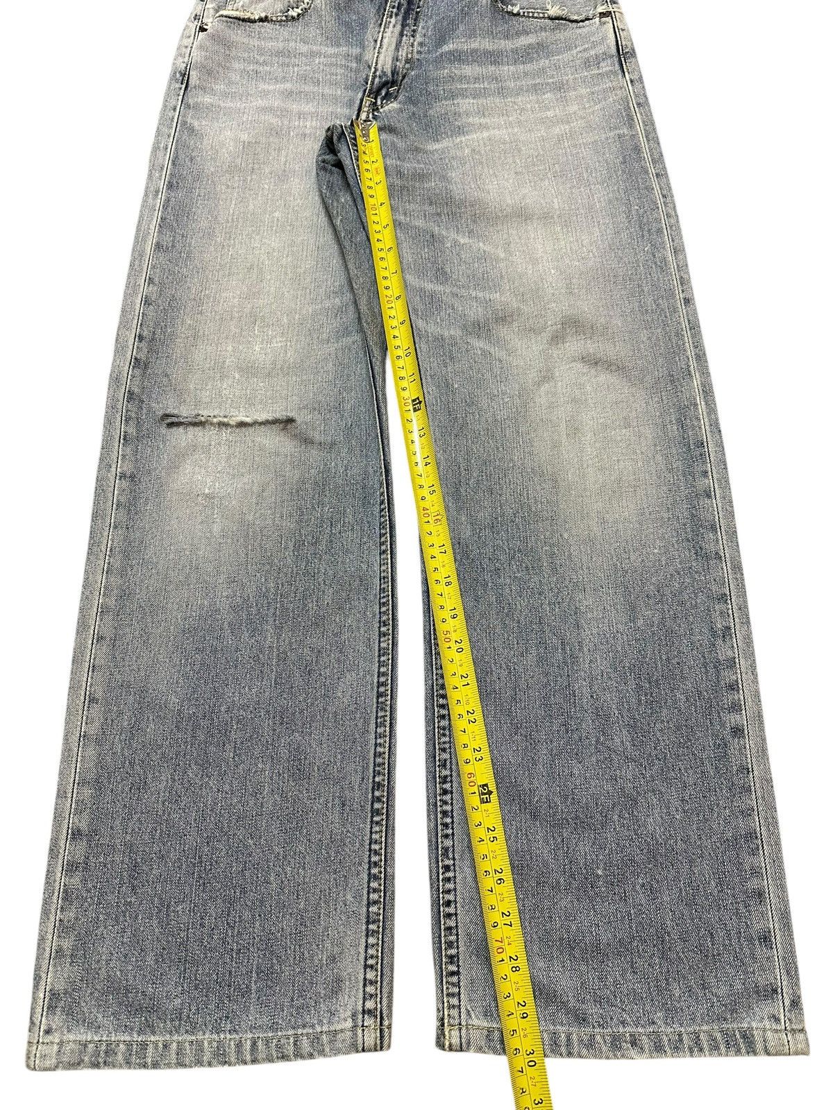 Levi's Vintage 90s Levis 503 Blue Faded Wash Distress Baggy Jeans Size US 32 / EU 48 - 14 Thumbnail
