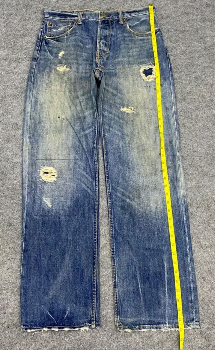 American Eagle Outfitters Vintage American Eagle Qutfitters Patchwork Denim Size US 32 / EU 48 - 3 Thumbnail