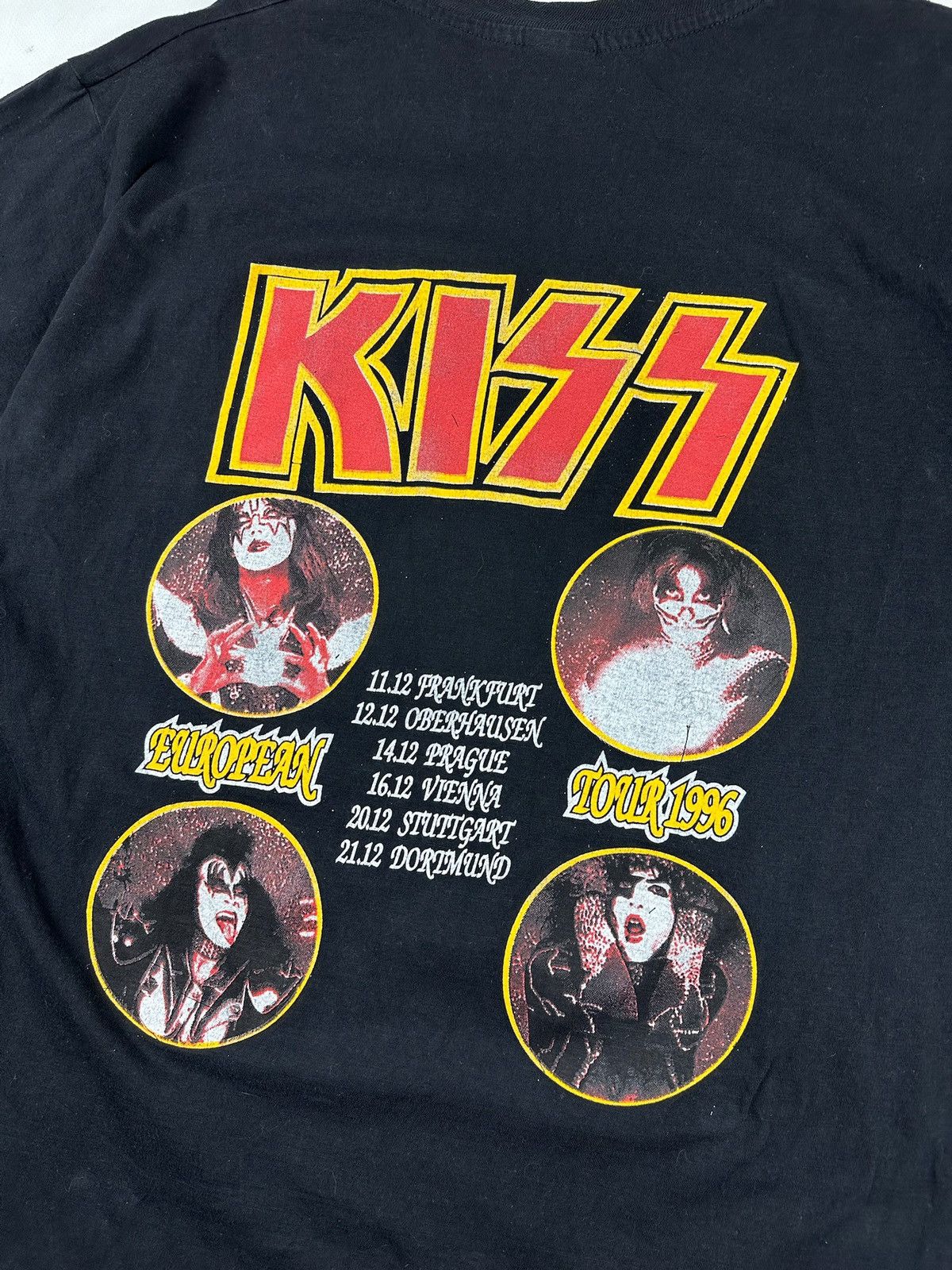 KISS × Vintage Vintage Kiss 1996-1997 World Tour Rock Band T-shirt Size US XL / EU 56 / 4 - 10 Thumbnail