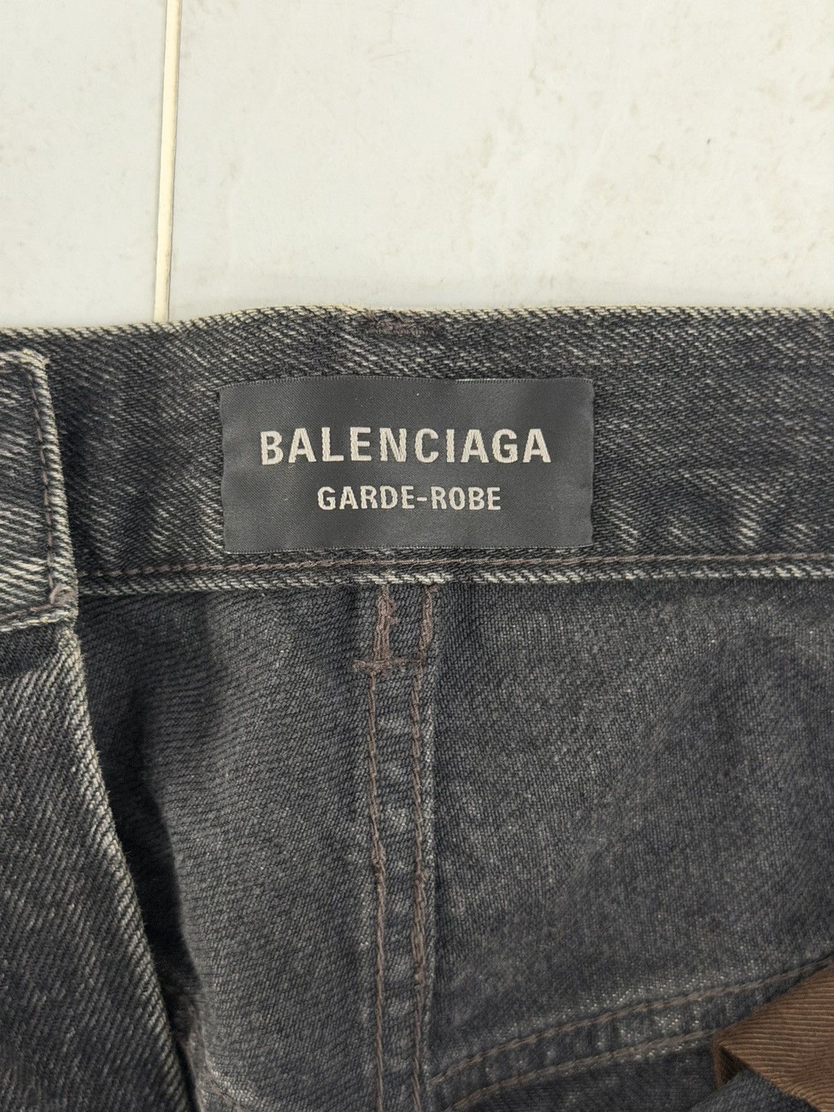 Balenciaga Balenciaga Oversized Baggy Japanese Denim Black Denim Sz.XS Size US 30 / EU 46 - 2 Thumbnail