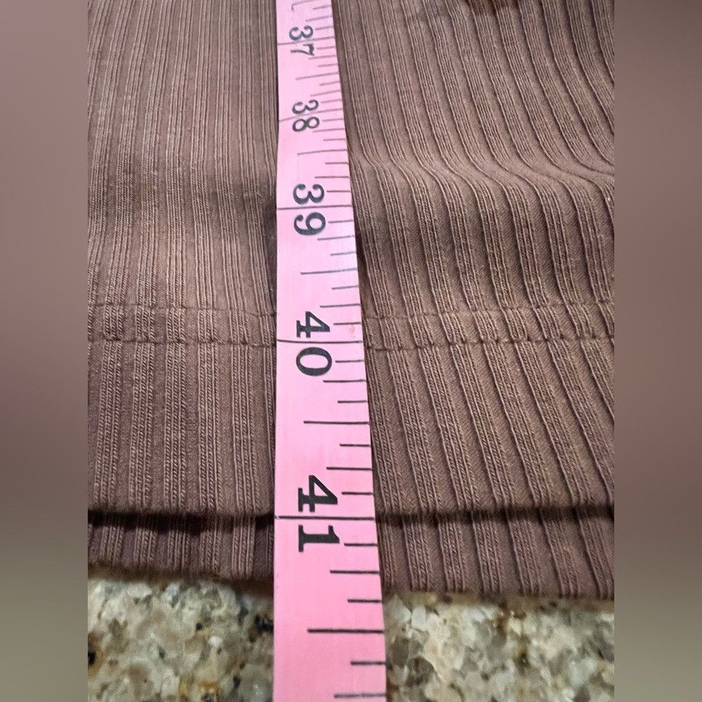G-Star G-Star Raw Rib Slim Mock Neck Dress L NWT Chocolate Brown T Size L / US 10 / IT 46 - 4 Thumbnail