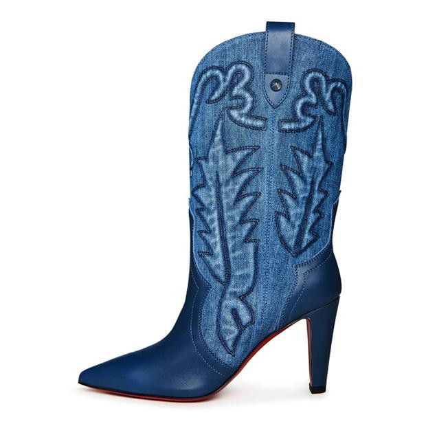 Christian Louboutin Santiabooty Ankle Boots Size US 8 / IT 38 - 3 Thumbnail