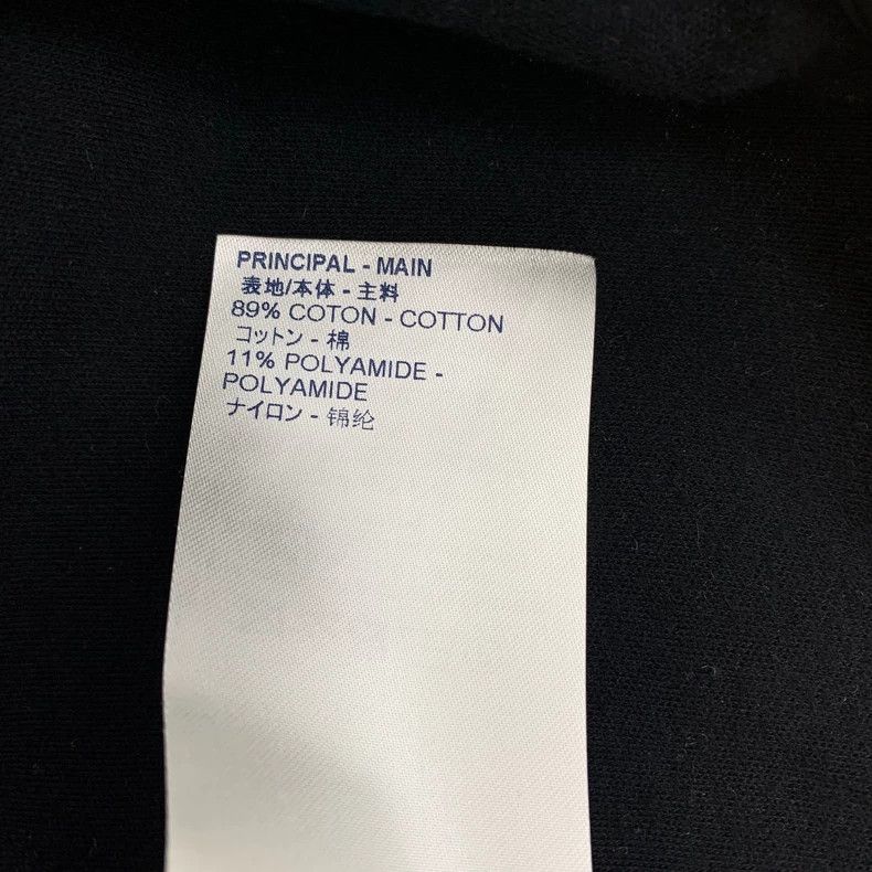 Louis Vuitton Louis Vuitton Black logo-print cotton hooded drawstring lo Size XS / US 0-2 / IT 36-38 - 7 Thumbnail
