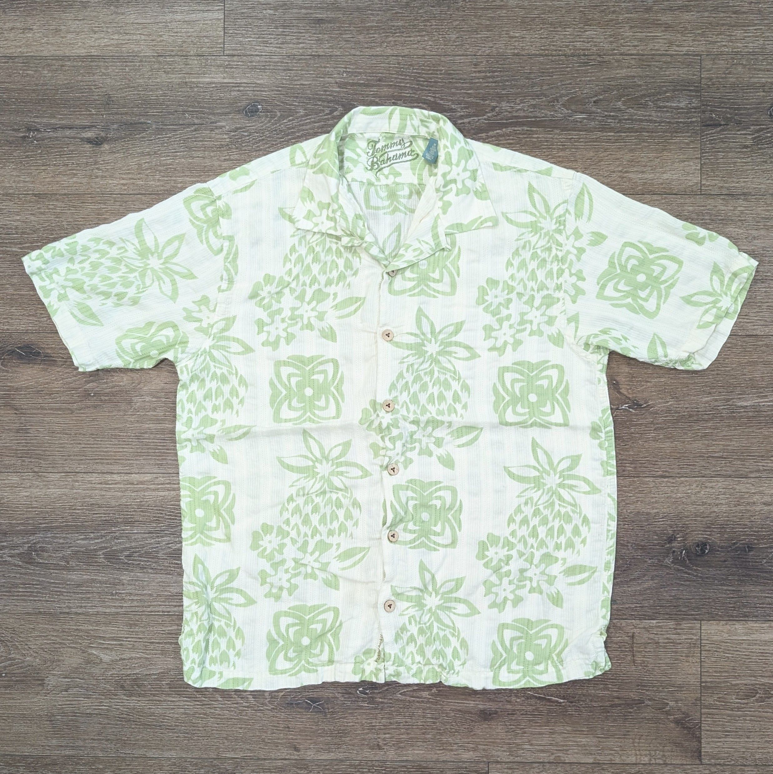 Tommy Bahama Tommy Bahama pineapple floral Hawaiian shirt - SIZE M Size US M / EU 48-50 / 2 - 1 Thumbnail