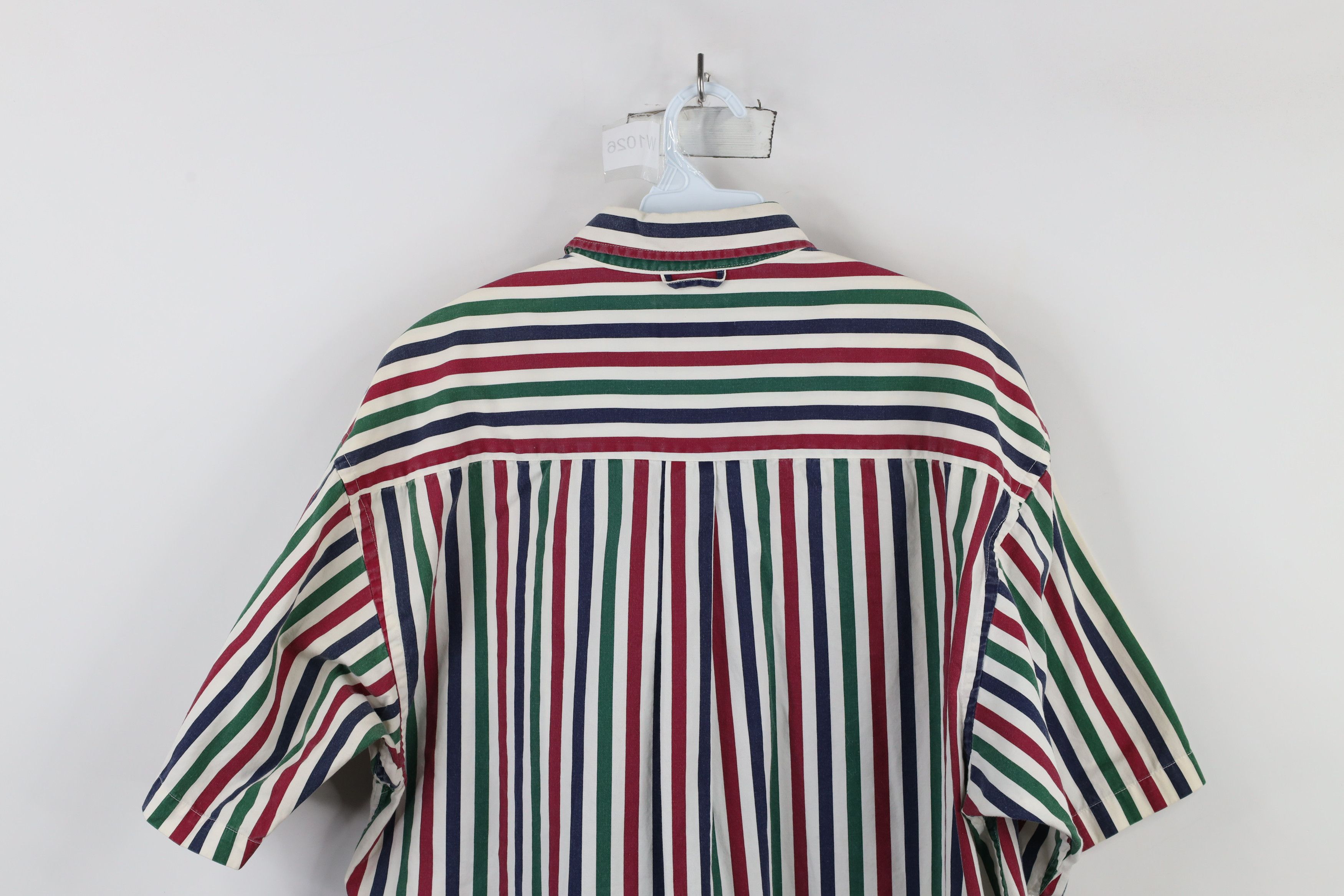 Vintage Vintage 90s Streetwear Baggy Short Sleeve Button Down Shirt Size US XL / EU 56 / 4 - 11 Thumbnail