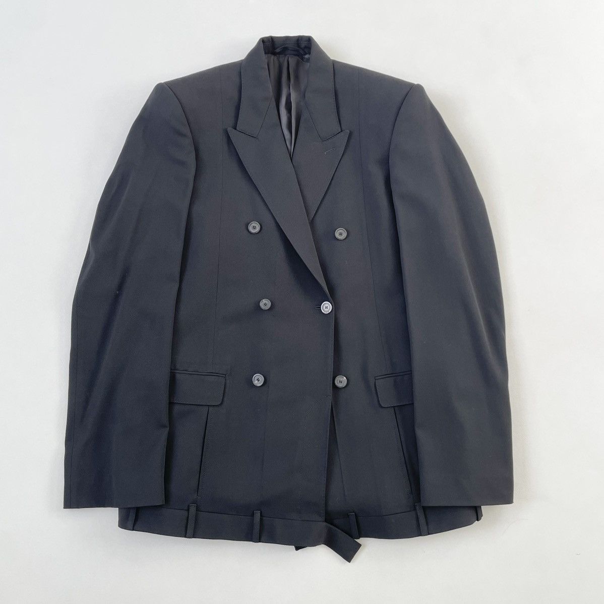 Balenciaga A/W 23 ‘Hybrid Trouser Detail’ Wool Blazer Size 40R - 1 Thumbnail