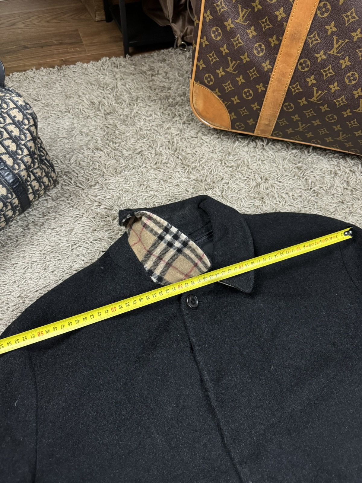 Burberry Cashmere coat Burberry Nova Check original luxury item Size US L / EU 52-54 / 3 - 10 Thumbnail