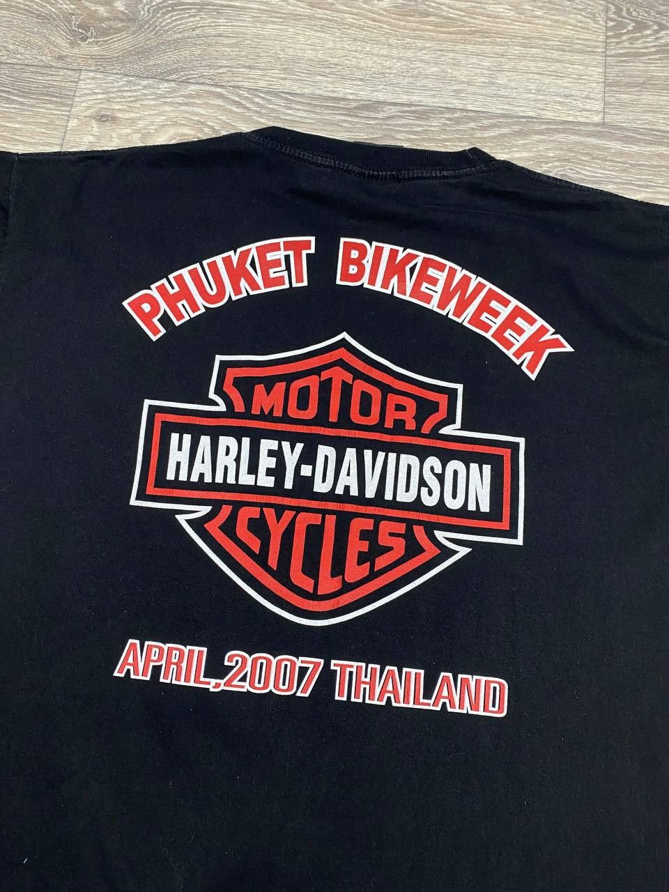Harley Davidson × Vintage VTG Harley Davidson Tee Eagle Big Print Made in USA Size US XL / EU 56 / 4 - 4 Thumbnail