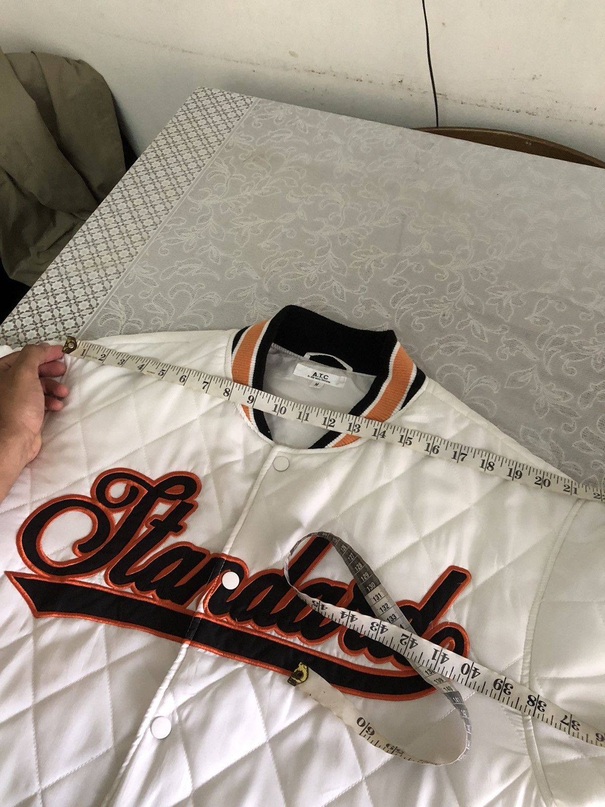 In The Attic Rare🔥 In The Attic "Standard" Logo Quilt Varsity Jacket Size US M / EU 48-50 / 2 - 21 Thumbnail