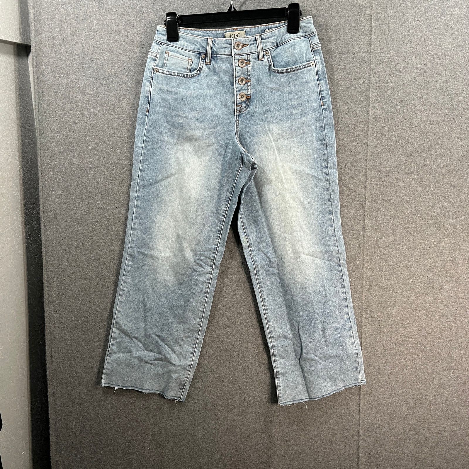 Other LOGO by Lori Goldstein Tall Wide Leg Jeans with Button Fly Size 27" / US 4 / IT 40 - 1 Thumbnail