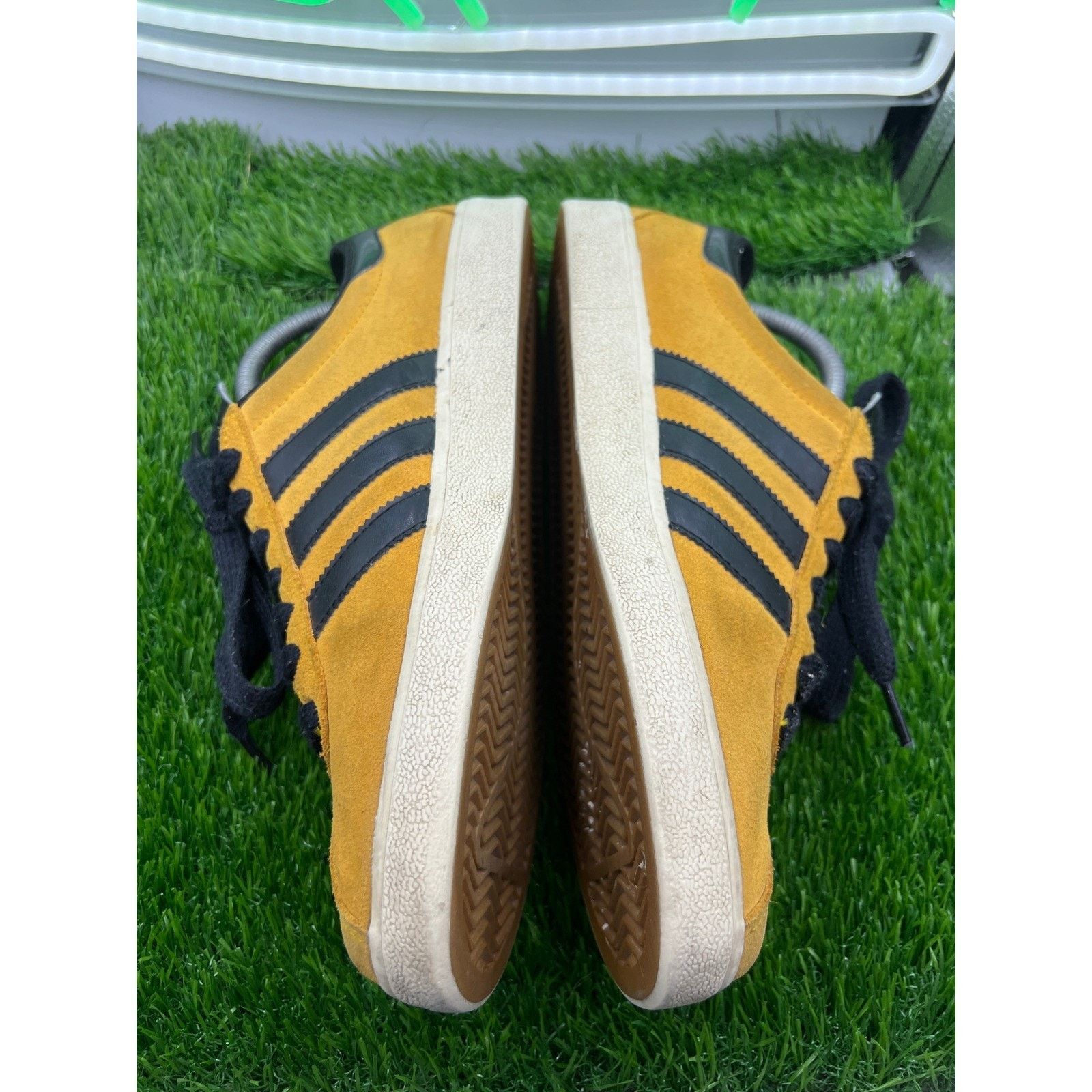 Adidas Adidas X Mark Gonzales Gazelle Mesa Yellow Suede Mens 8 Size US 8 / EU 41 - 3 Thumbnail