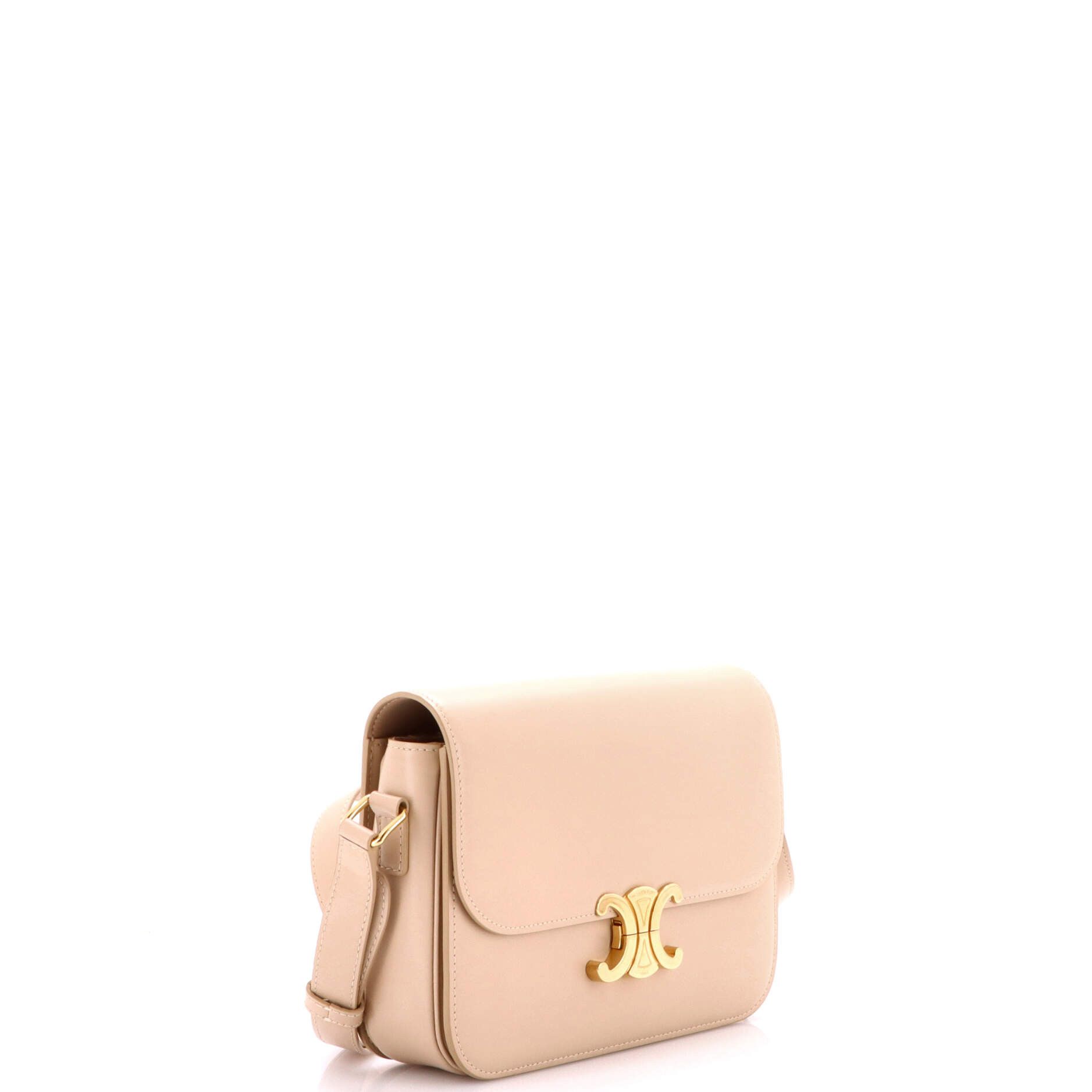 Celine Triomphe Shoulder Bag Smooth Calfskin Medium Size ONE SIZE - 1 Thumbnail