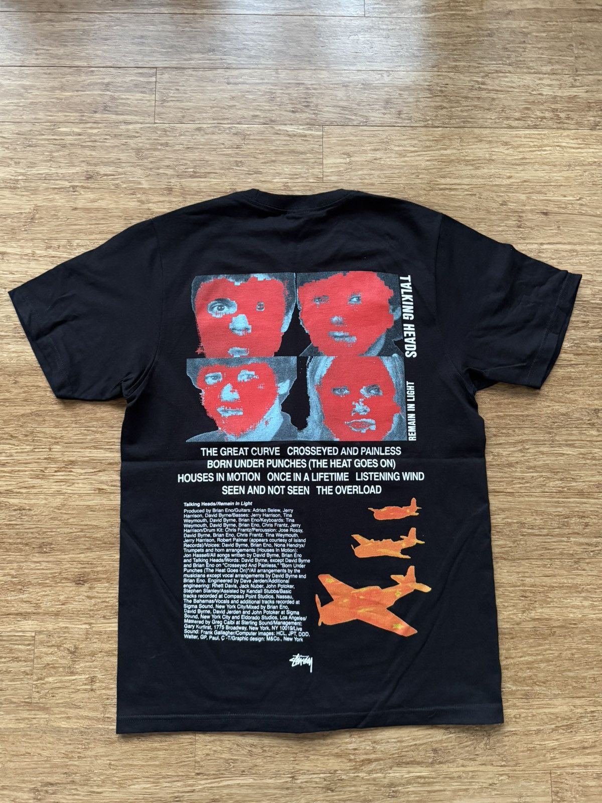 Stussy Talking Heads Black T-Shirt Size US S / EU 44-46 / 1 - 1 Thumbnail