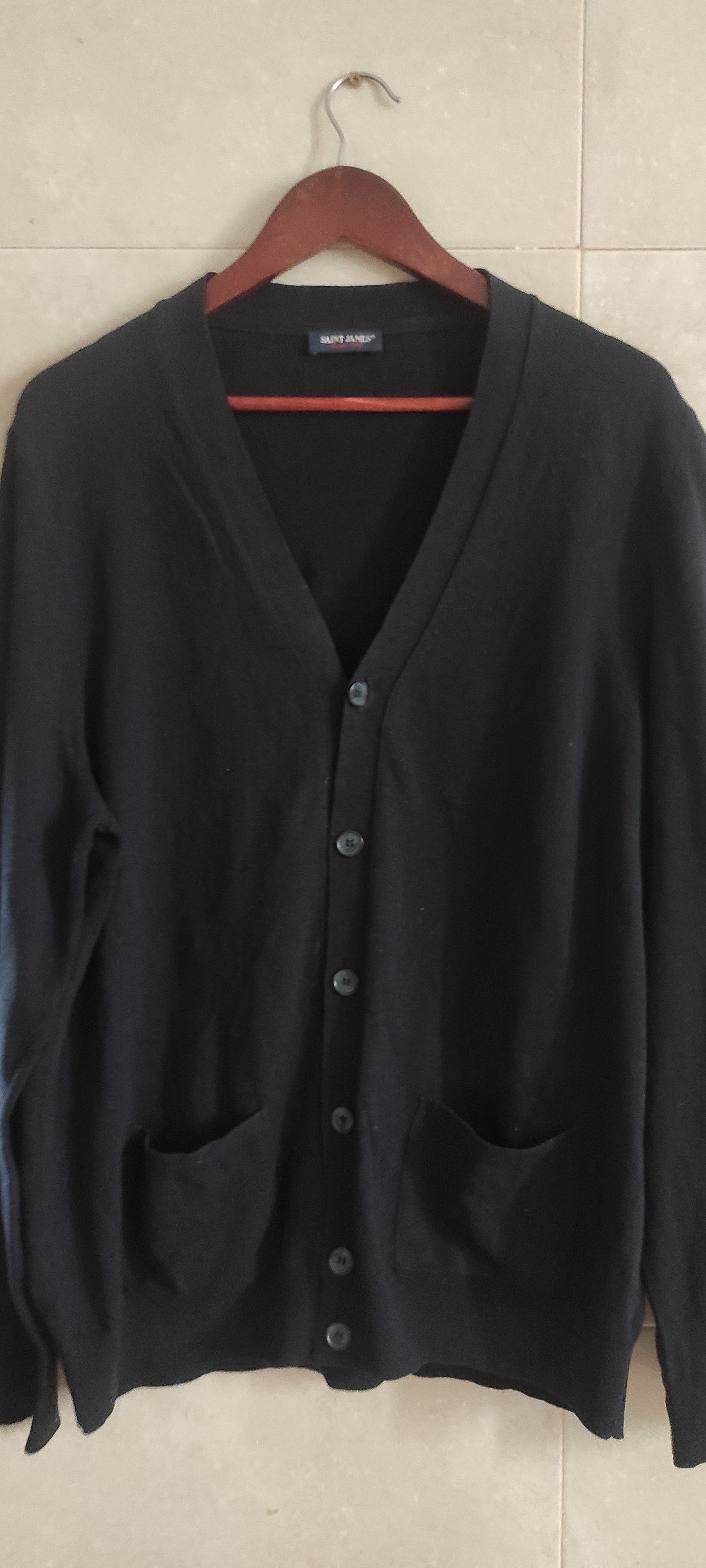 Saint James Saint James Knitwear Wool Cardigan Sweater Made France US 46 Size US L / EU 52-54 / 3 - 5 Thumbnail