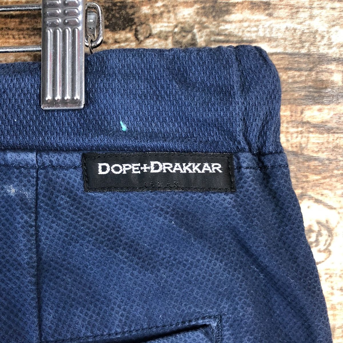 Japanese Brand DL Dope Drakkar Dark Blue Cargo Multipocket Pants #C736 Size US 32 / EU 48 - 13 Thumbnail