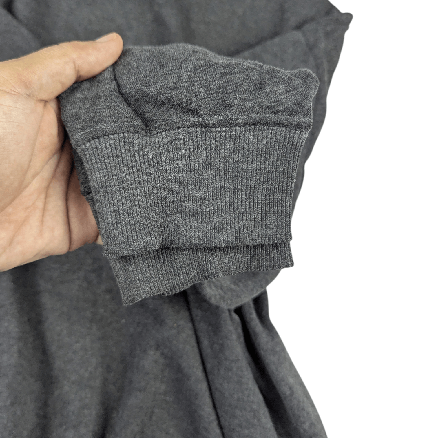 Japanese Brand Vintage 90's UNIQLO Dark Grey Plain Sweatshirts Jumper Size US M / EU 48-50 / 2 - 7 Thumbnail