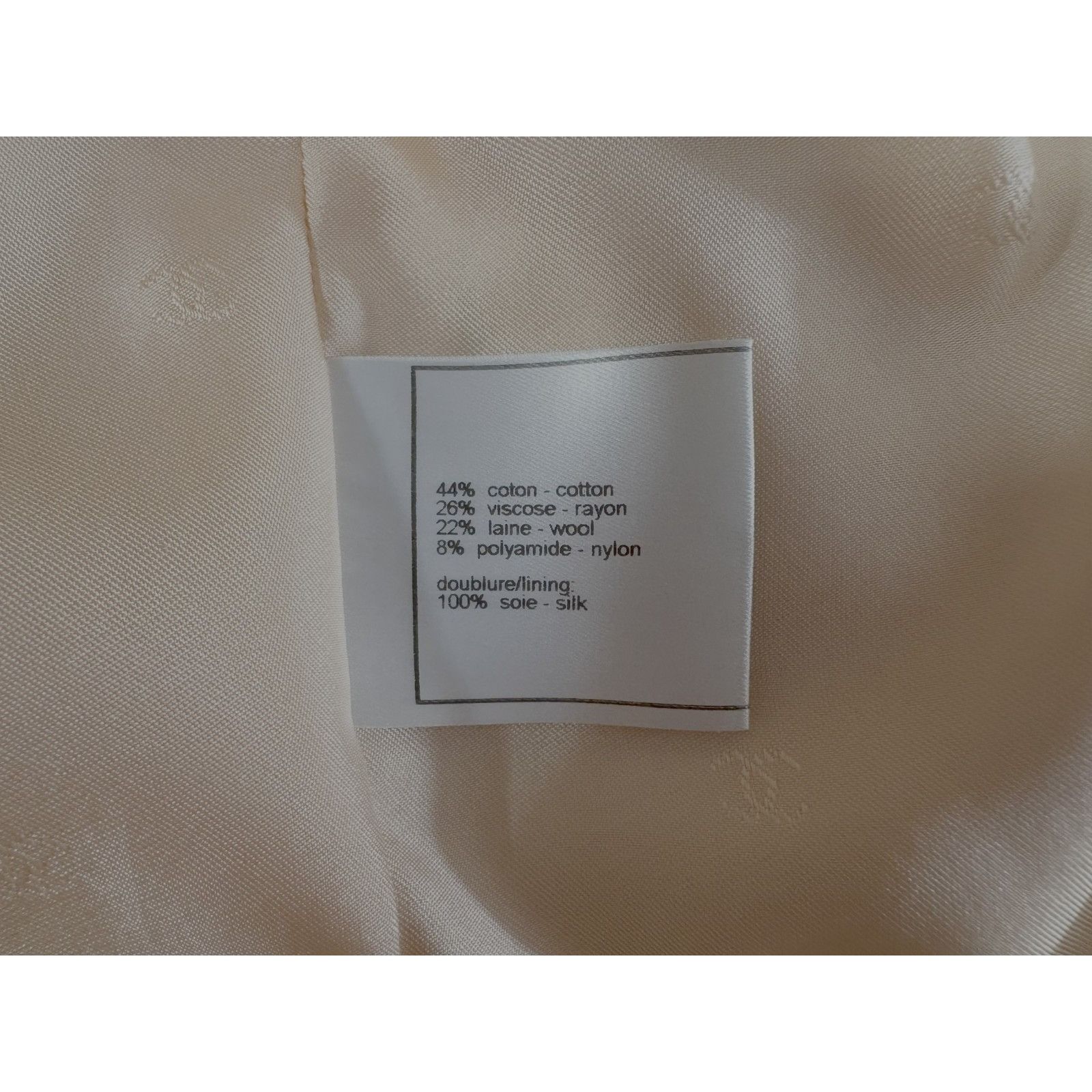 Chanel Chanel cotton blend Blazer Jacket size 44 color peach made i Size M / US 6-8 / IT 42-44 - 8 Thumbnail