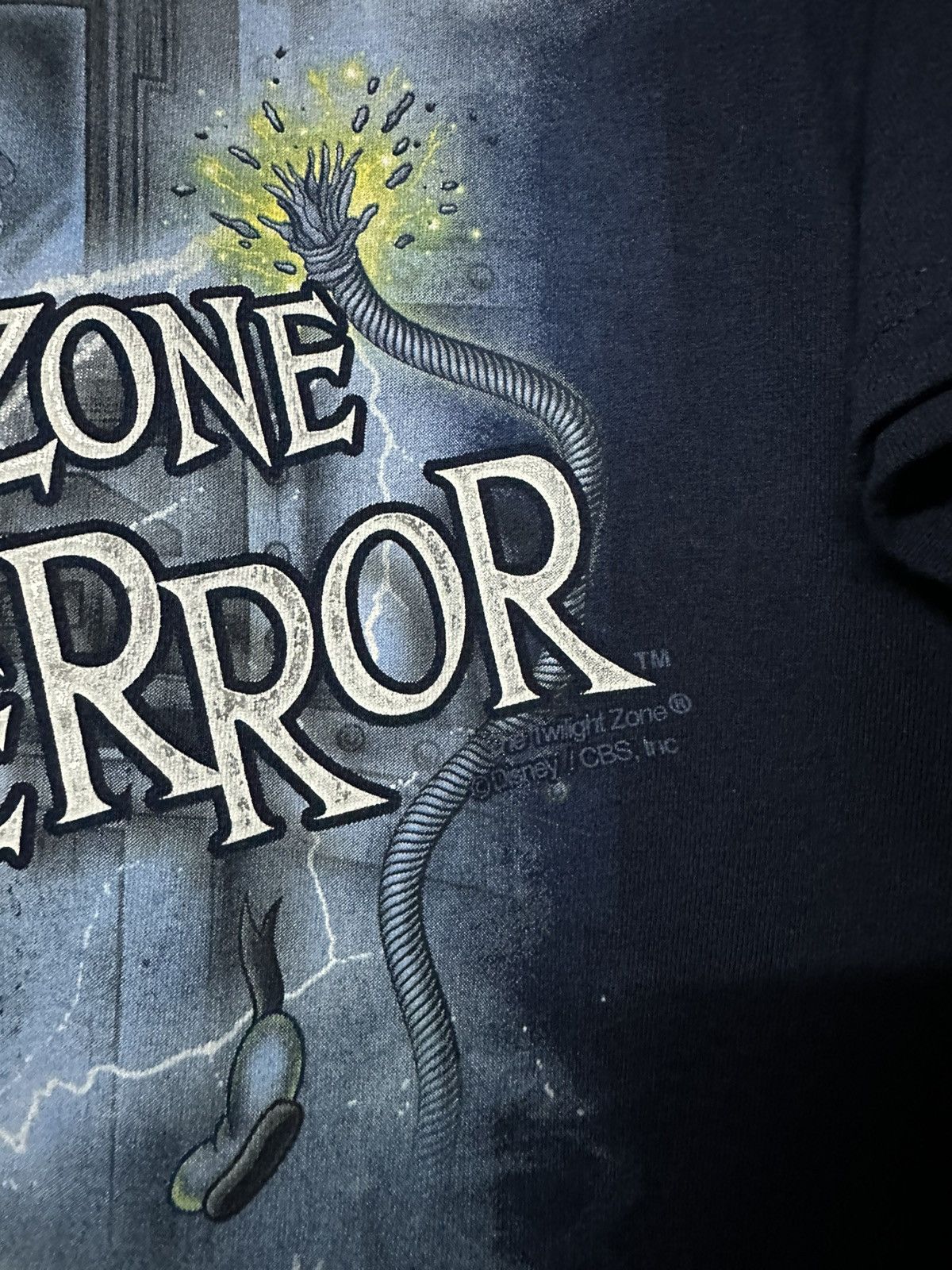Disney × Vintage Vintage The Twilight Zone Tower Of Terror Horror Disney Tee Size US M / EU 48-50 / 2 - 3 Thumbnail
