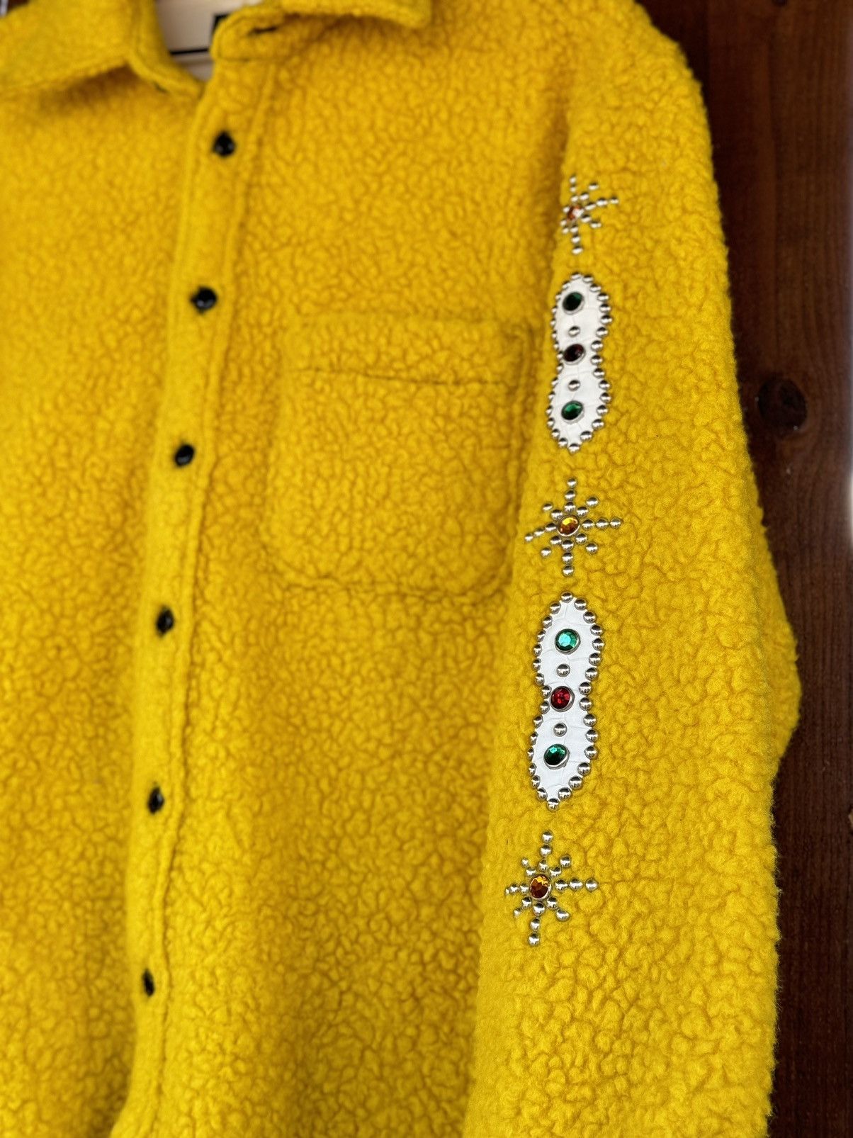 Cout de la Liberte Cout de la liberté Tommy-Embellished Wool Oversize Shirt Size US S / EU 44-46 / 1 - 3 Thumbnail